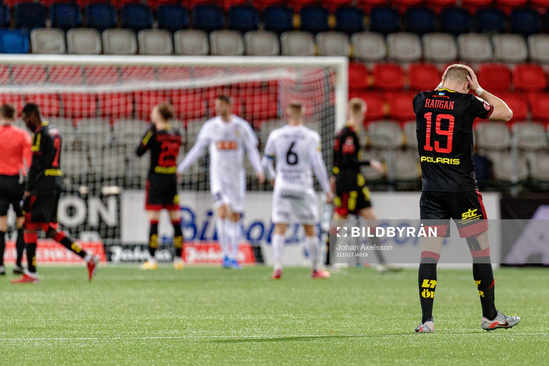Östersunds Eirik Haugan deppar