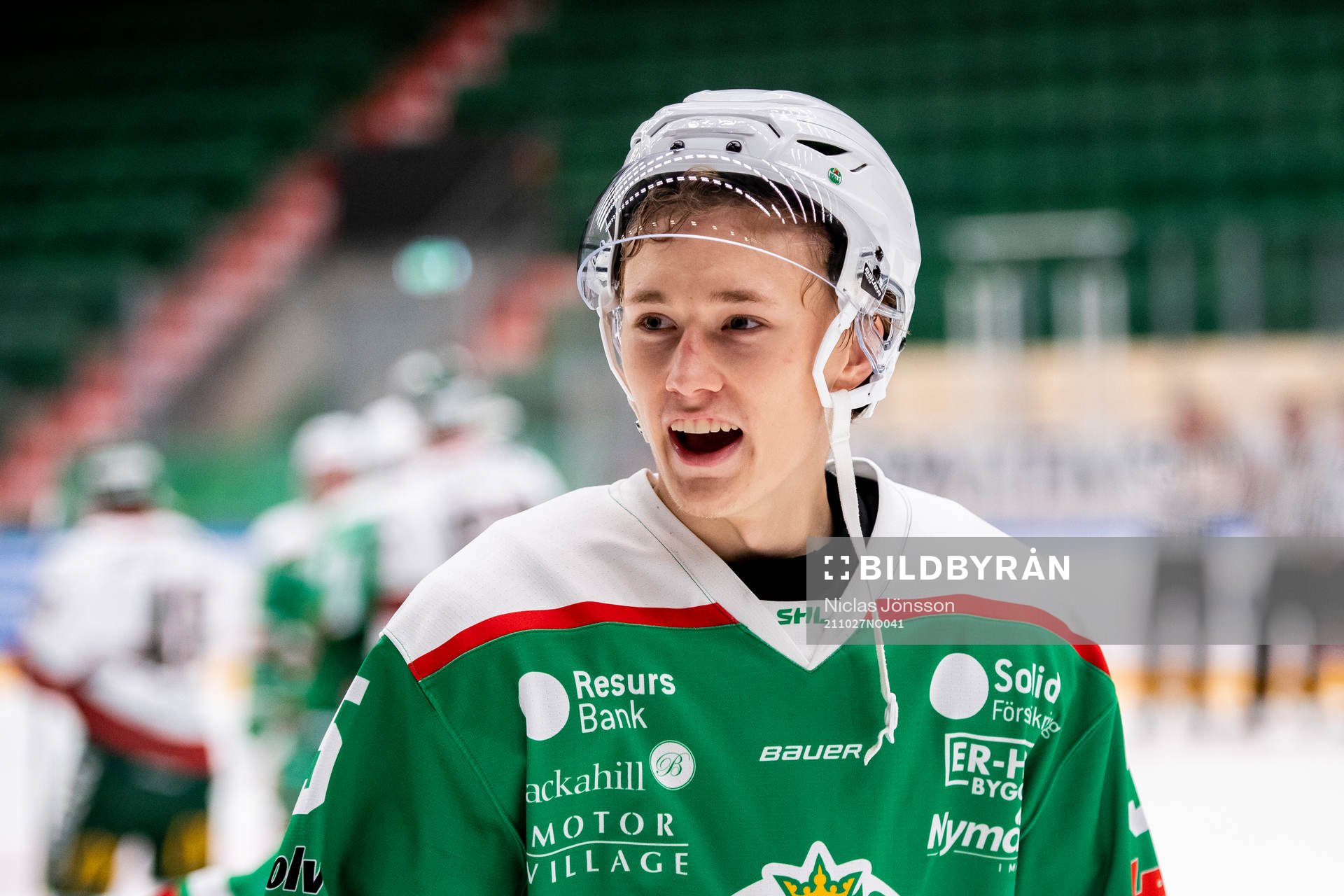 Rögles William Strömgren jublar