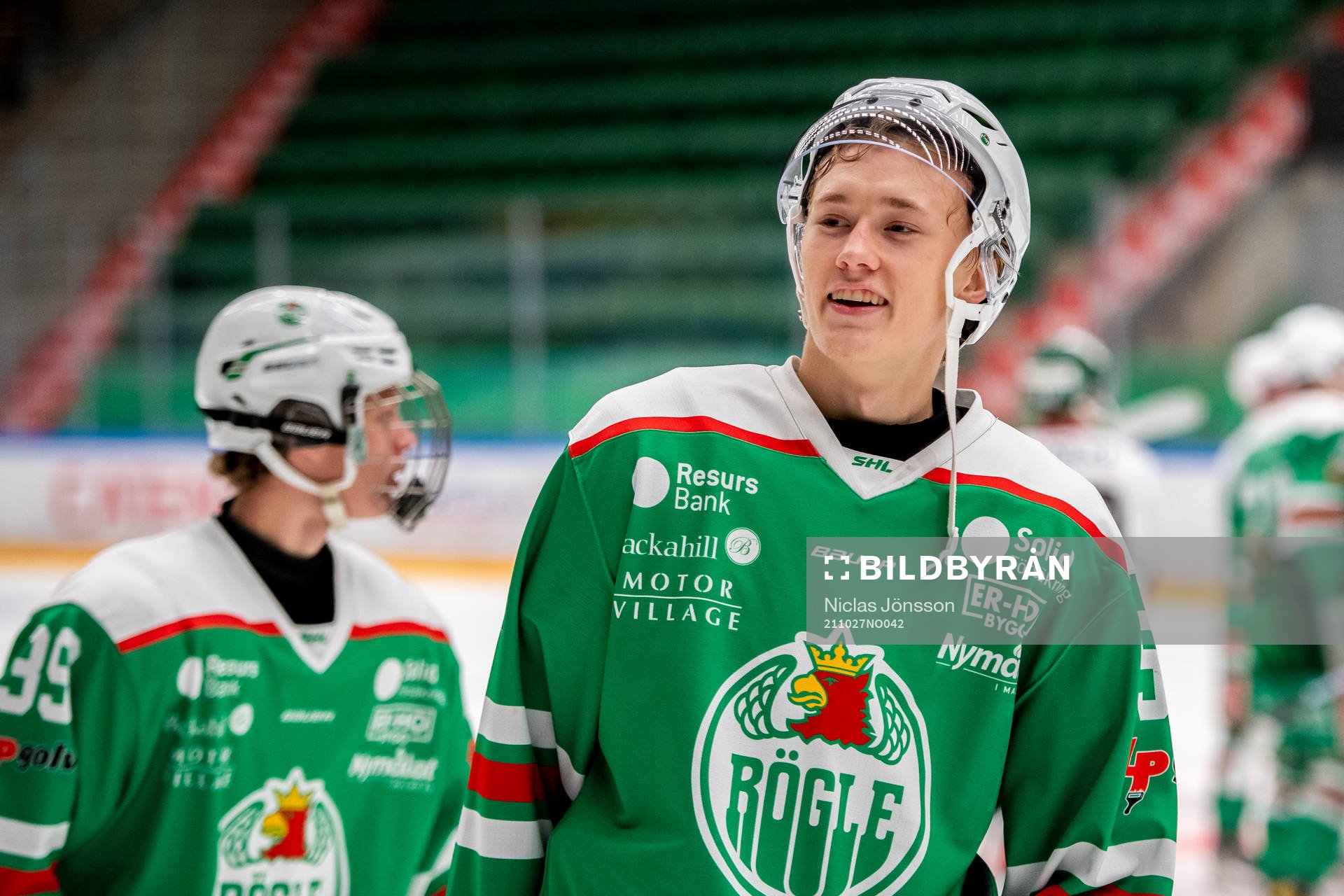 Rögles William Strömgren jublar