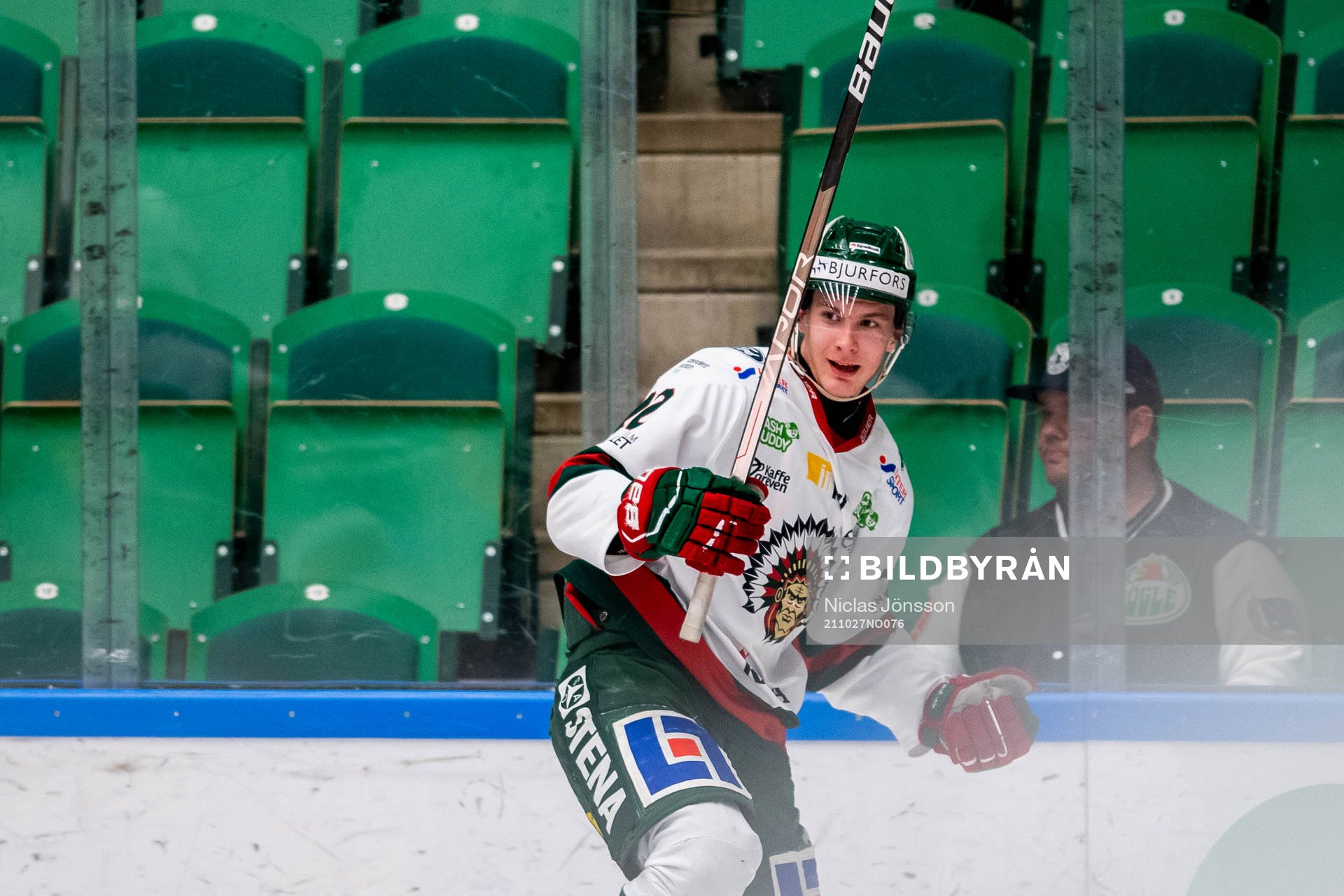 Frölundas Joel Ratkovic-Berndtsson jublar