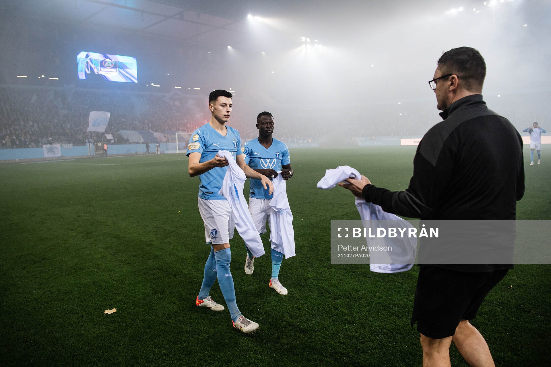 Malmö FFs Anel Ahmedhodzic och Bonke Innocent