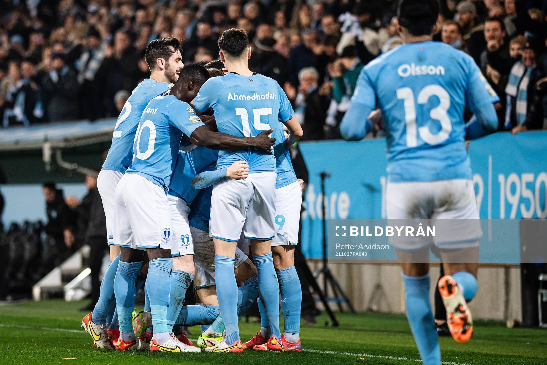 Malmö FFs spelare jublar
