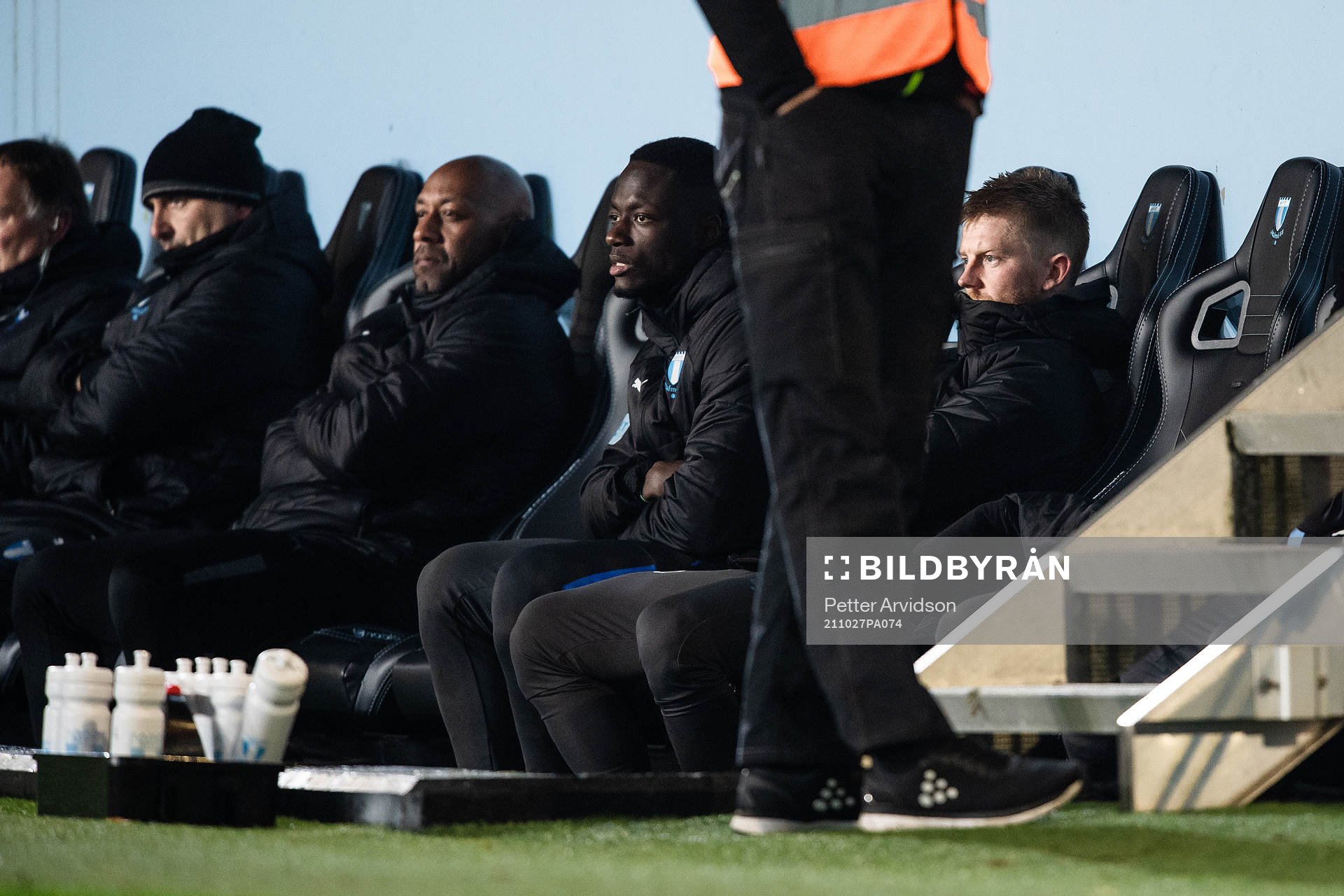 Malmö FFs Anders Christiansen på bänken