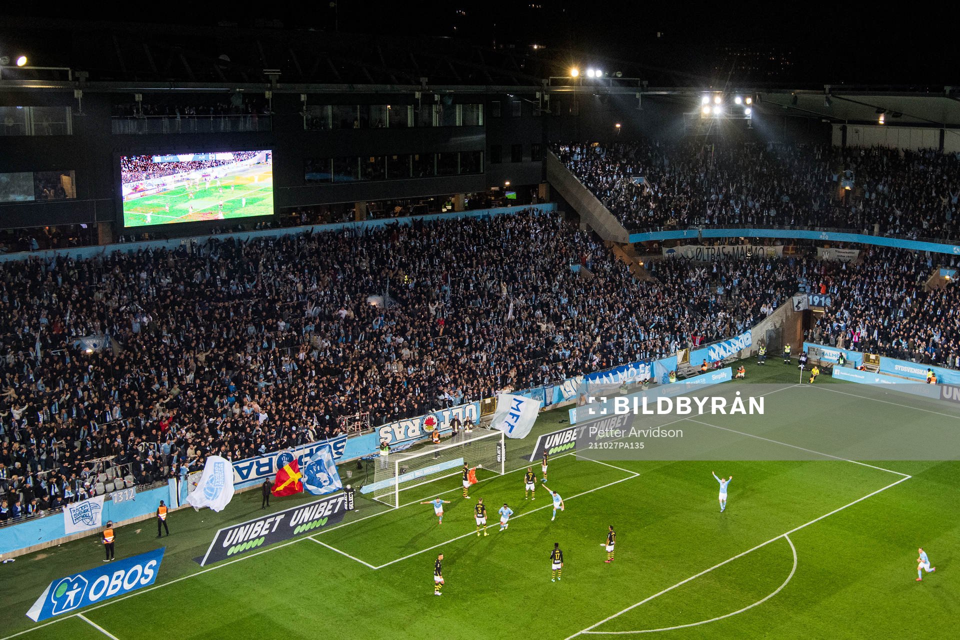 Malmö FFs spelare jublar