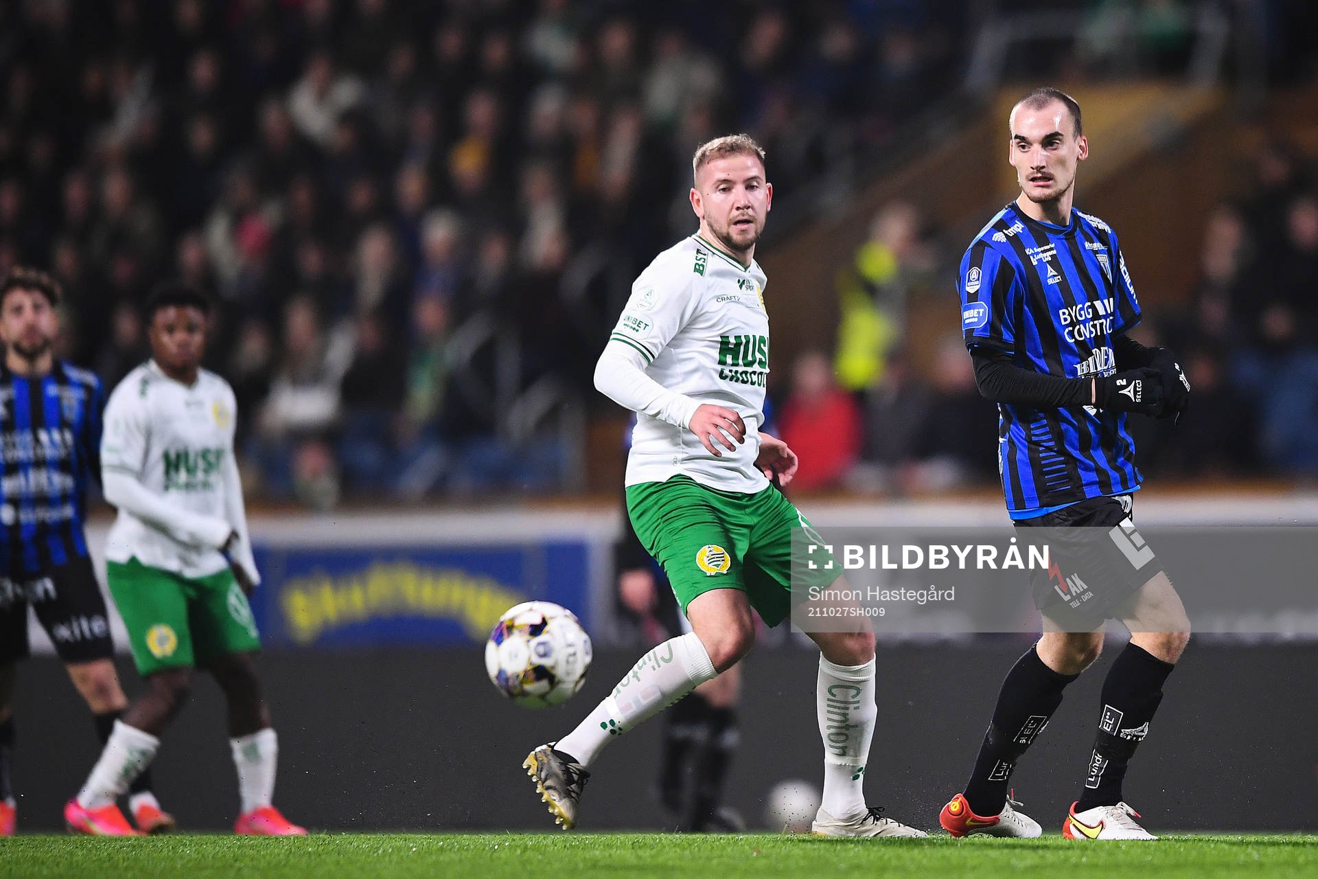 Hammarbys Darijan Bojanic och Sirius Adam Hellborg