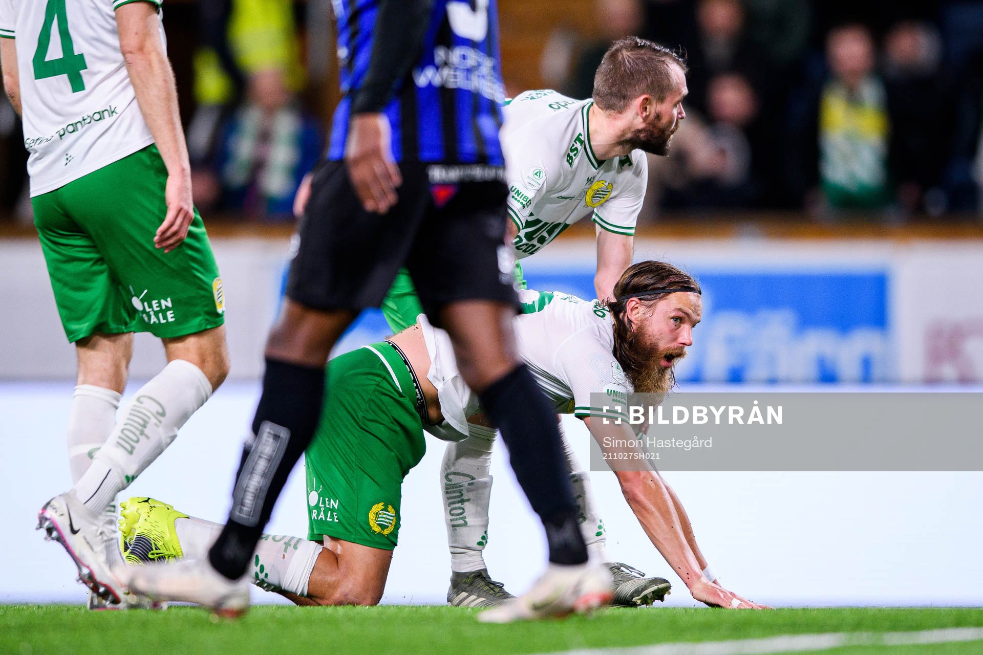 Hammarbys Mads Fenger Nielsen och Bjørn Paulsen