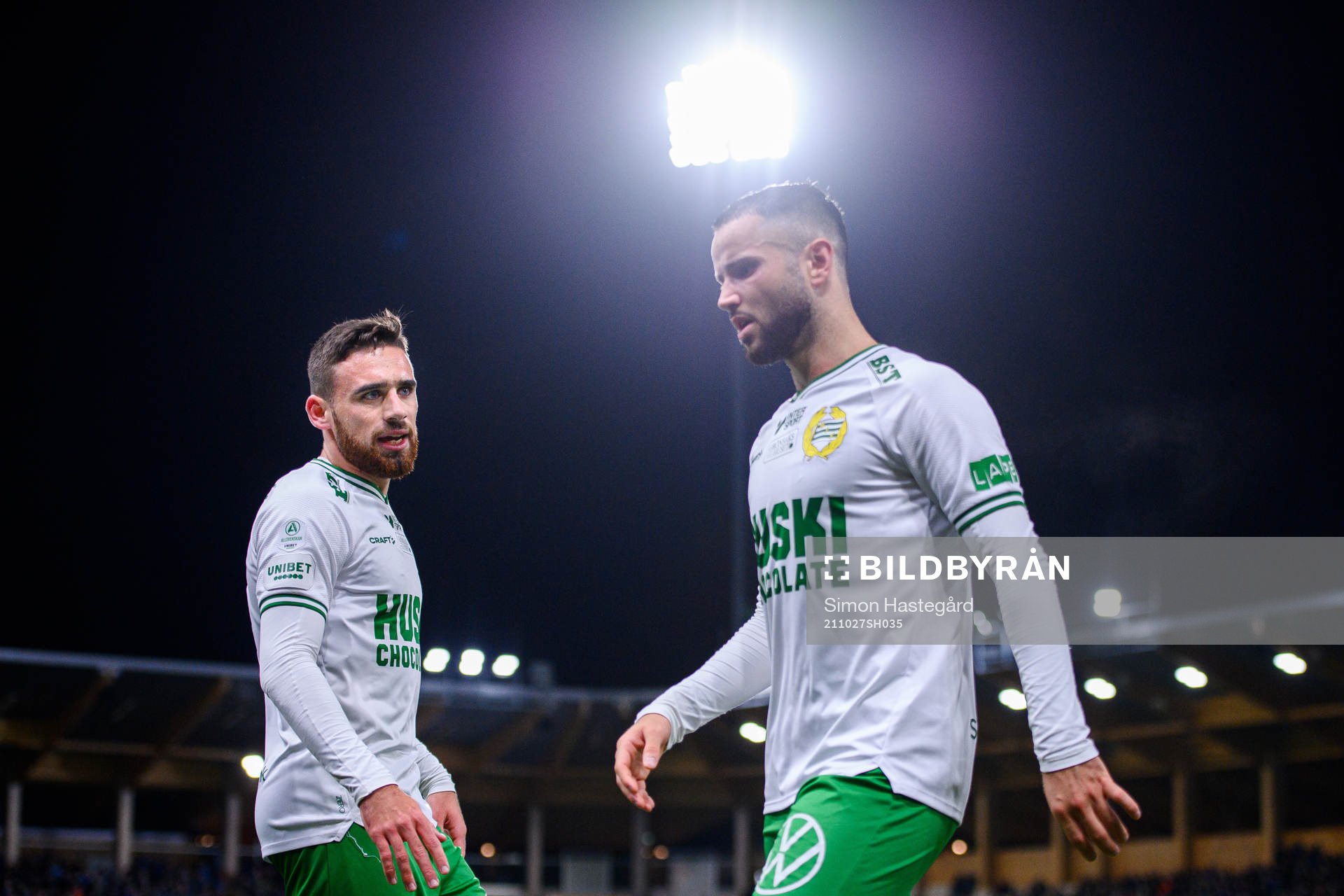 Hammarbys Aljosa Matko och Mohanad Jeahze