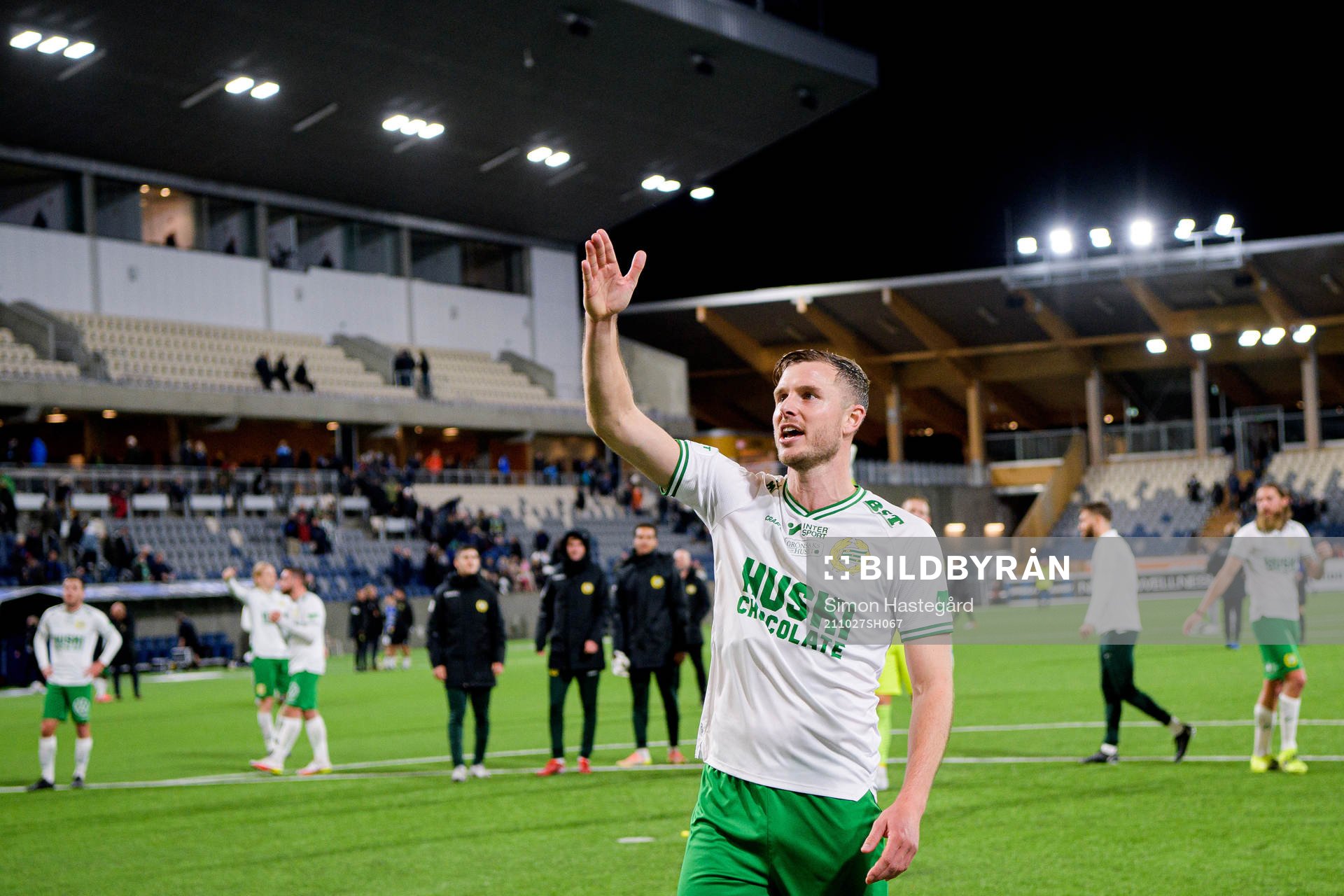 Hammarbys Richard Magyar jublar