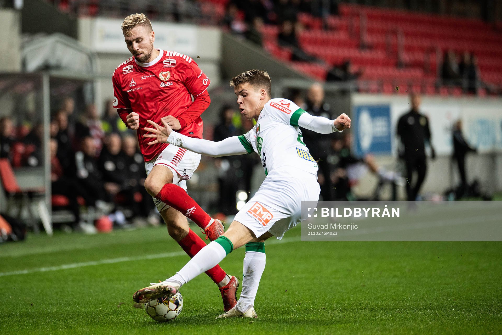 Kalmars Edvin Crona och Varbergs Daniel Krezic