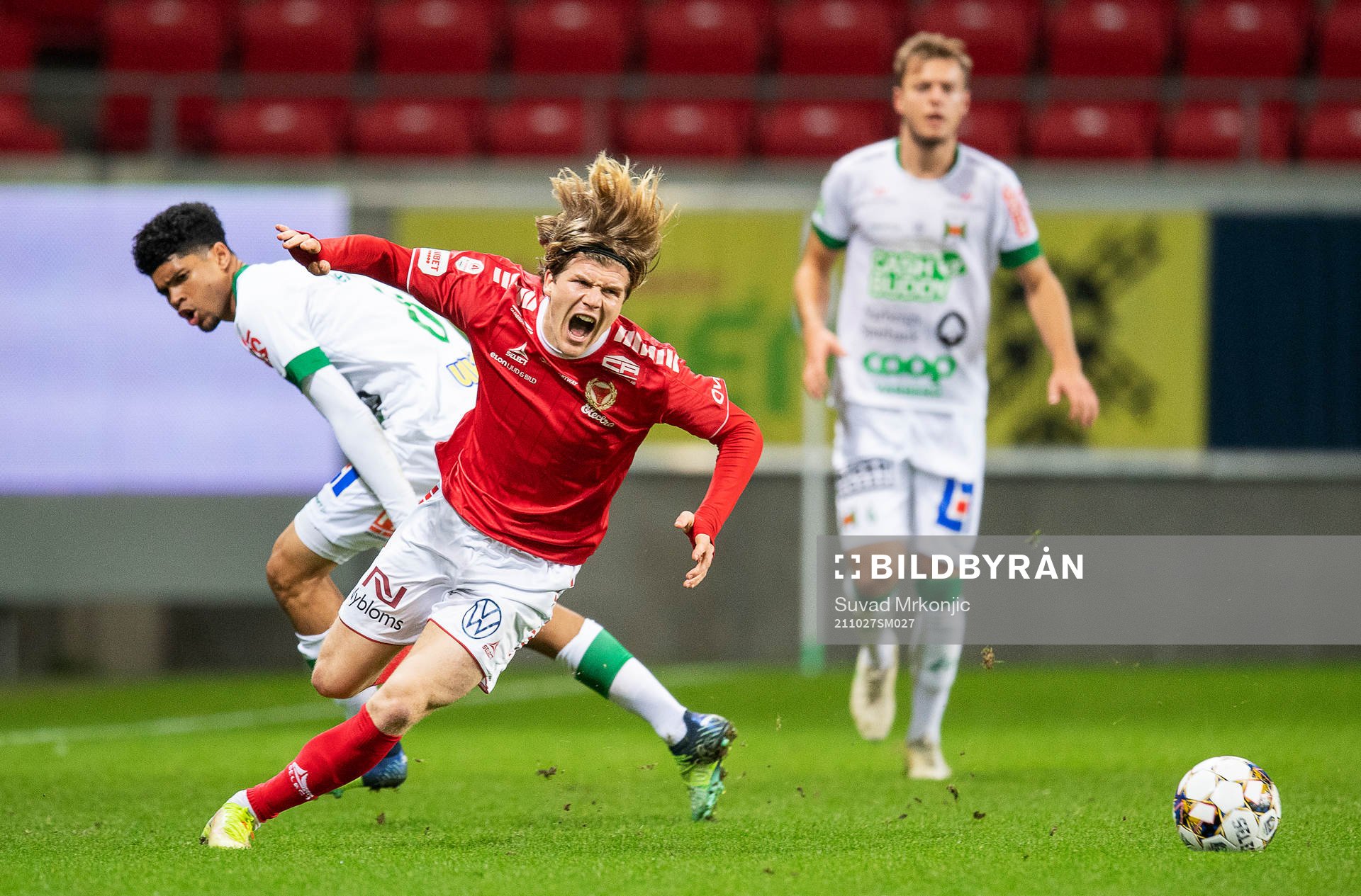 Varbergs Luke le Roux och Kalmars Oliver Berg