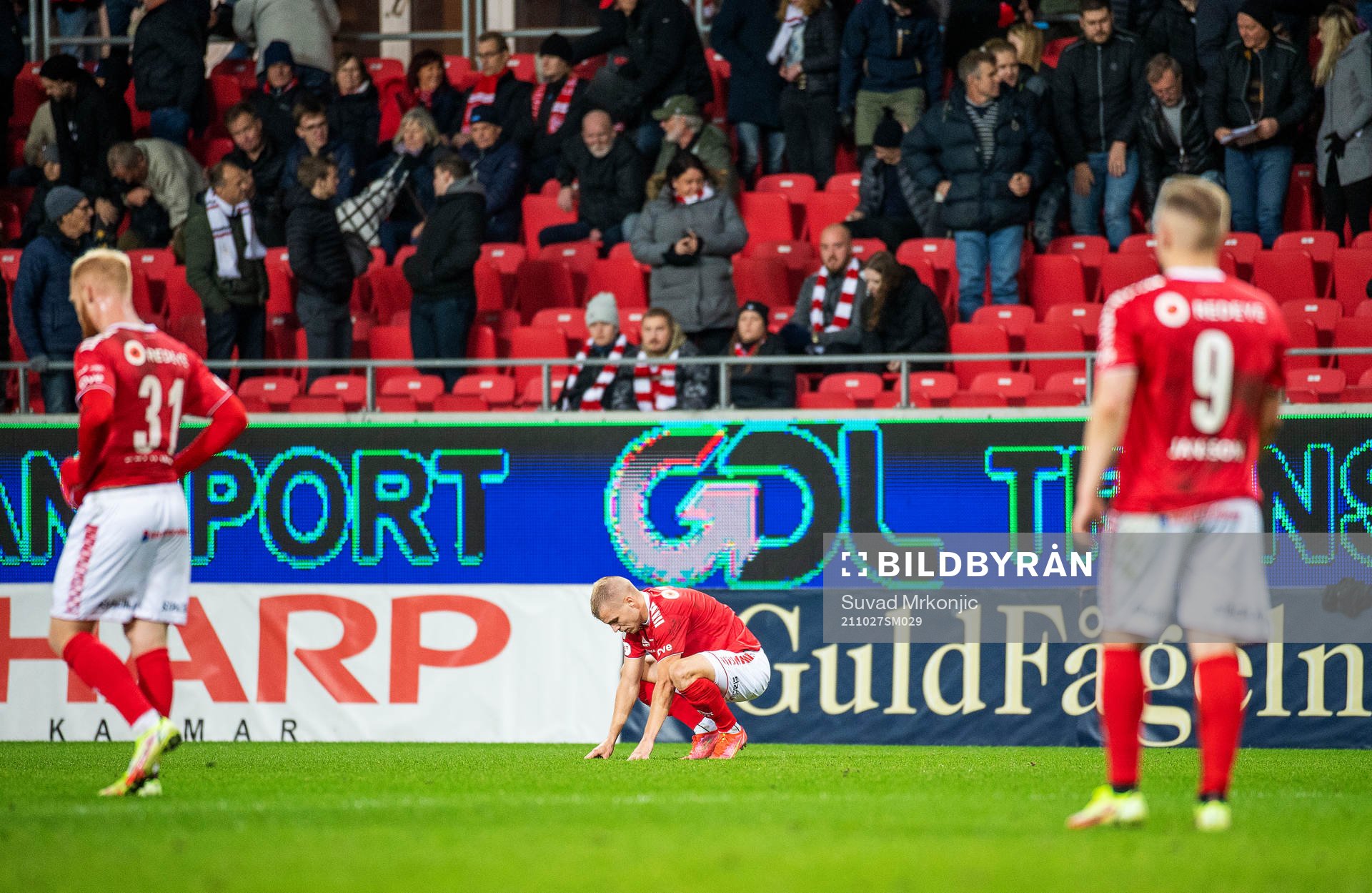 Kalmars spelare deppar