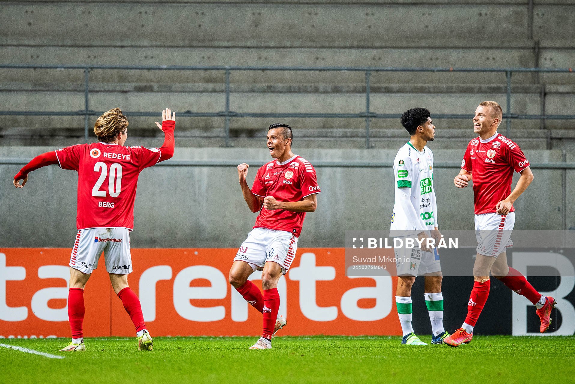 Kalmars Romario Pereira Sipiao jublar