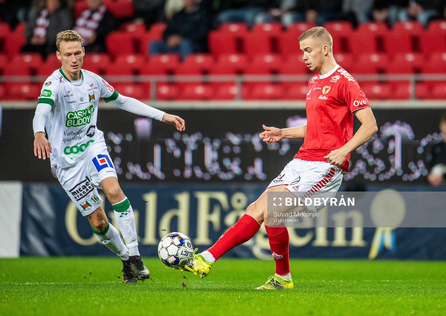 Varbergs Joakim Lindner och Kalmars Johan Stenmark
