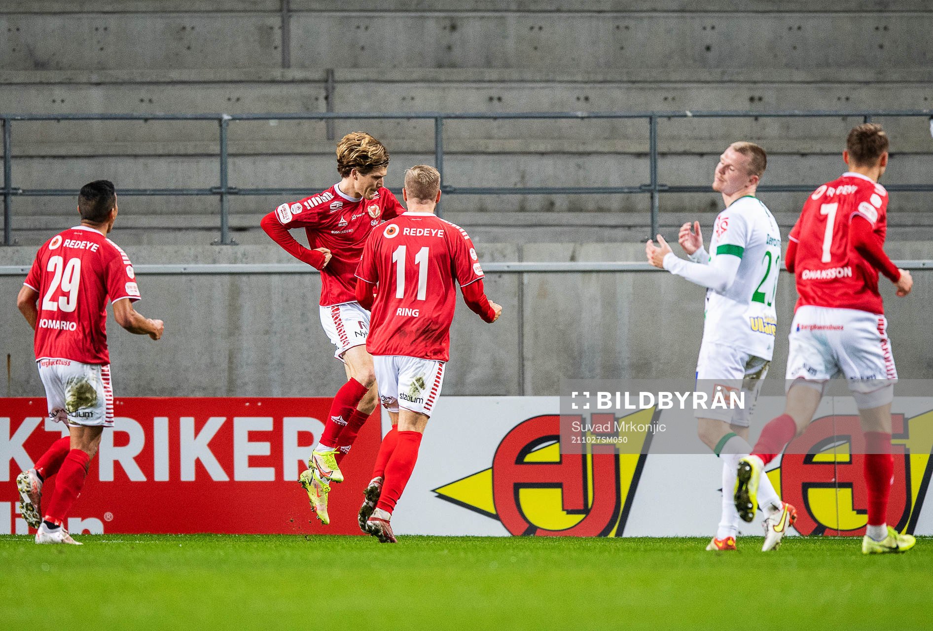 Kalmars Oliver Berg jublar