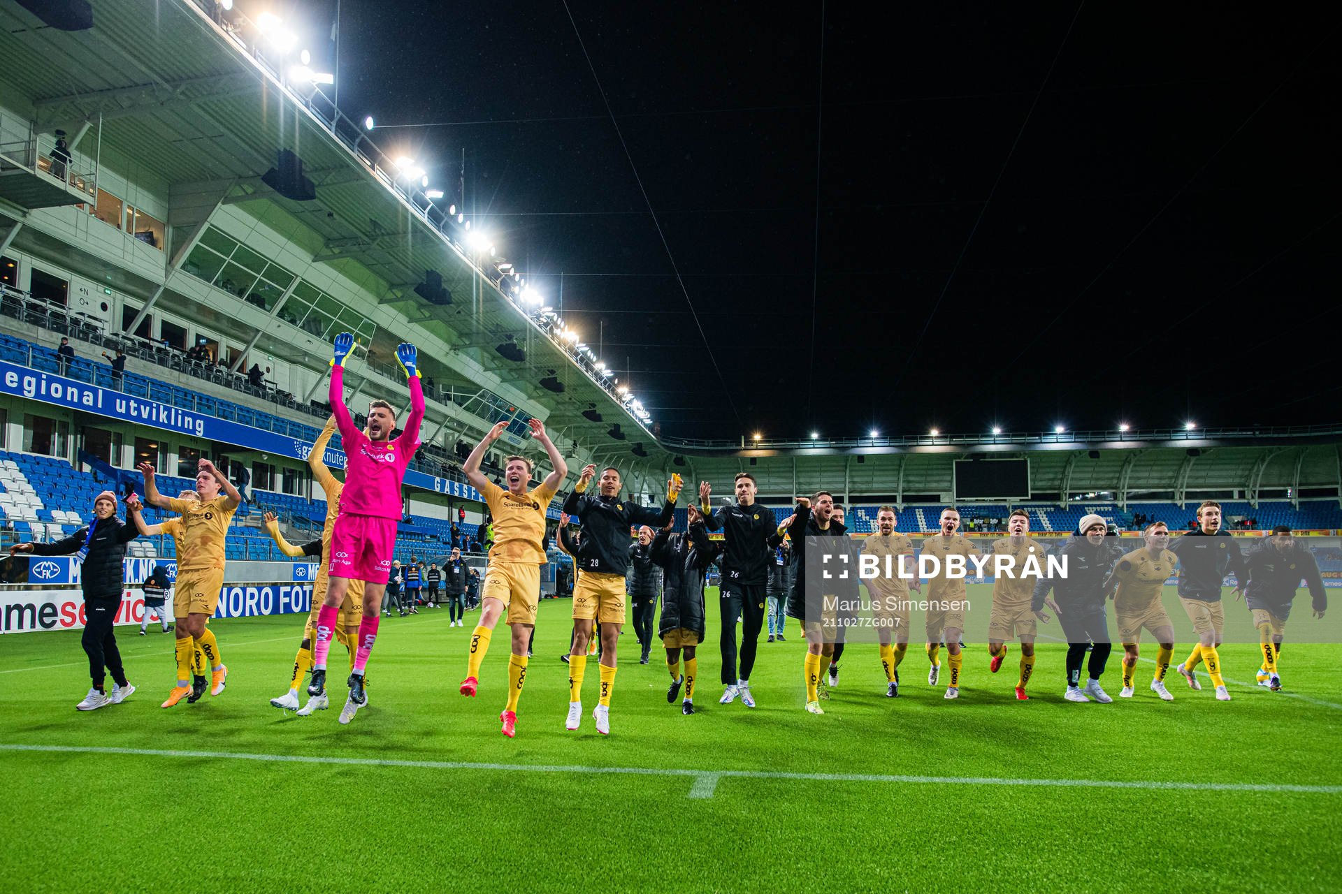Players of Bodø/Glimt celebrates