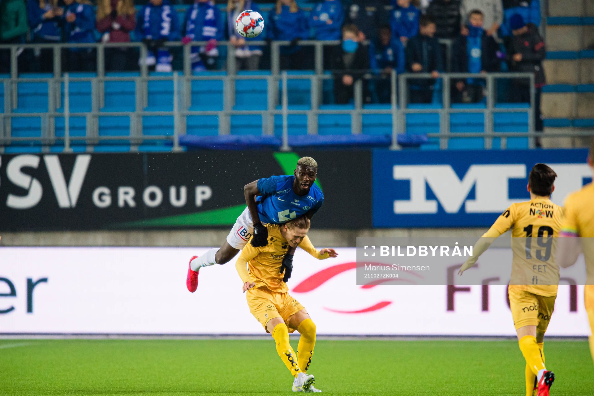 Sheriff Sinyan of Molde and Ola Selvaag Solbakken of