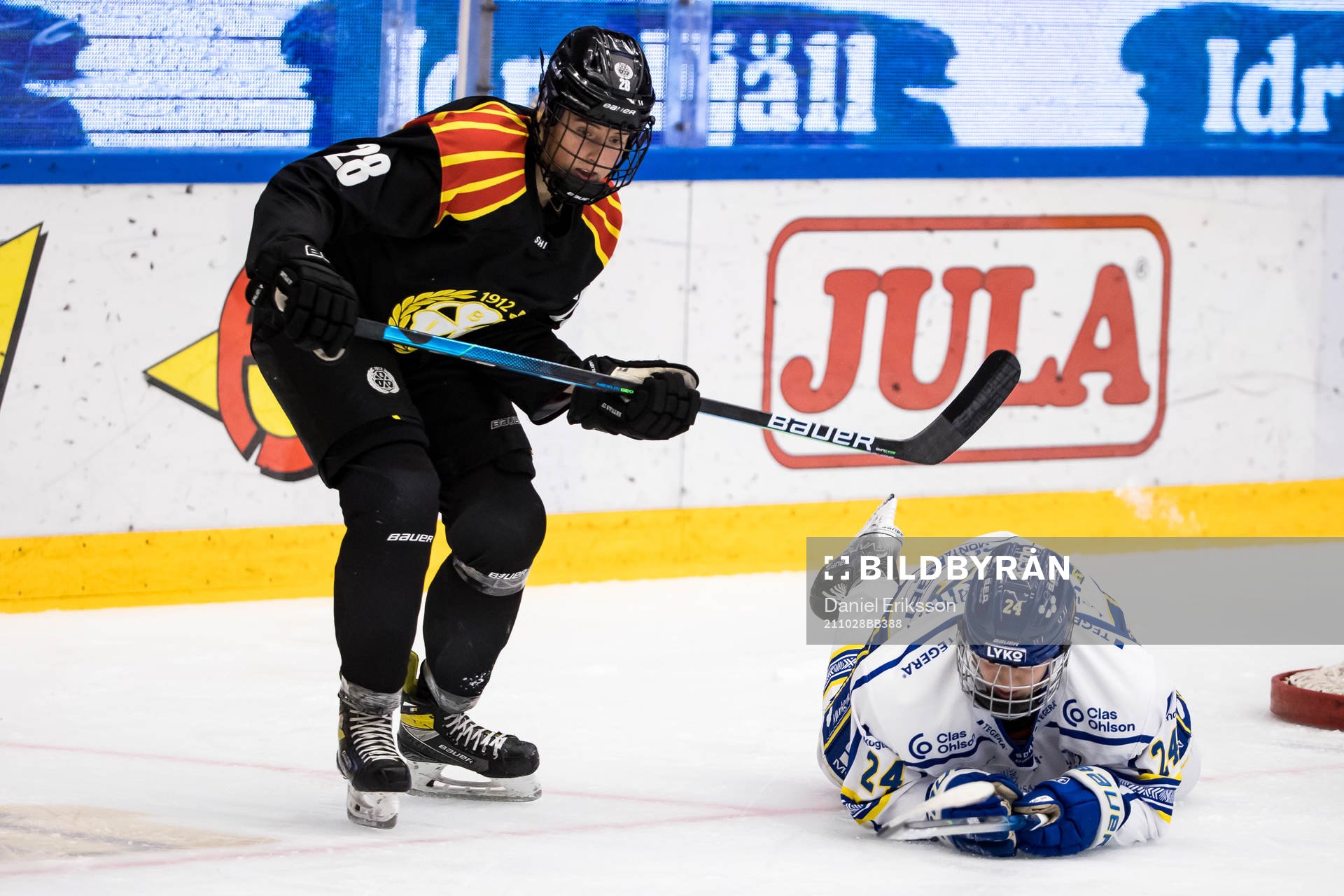 Brynäs Jenny Antonsson och Leksands Ida Karlsson