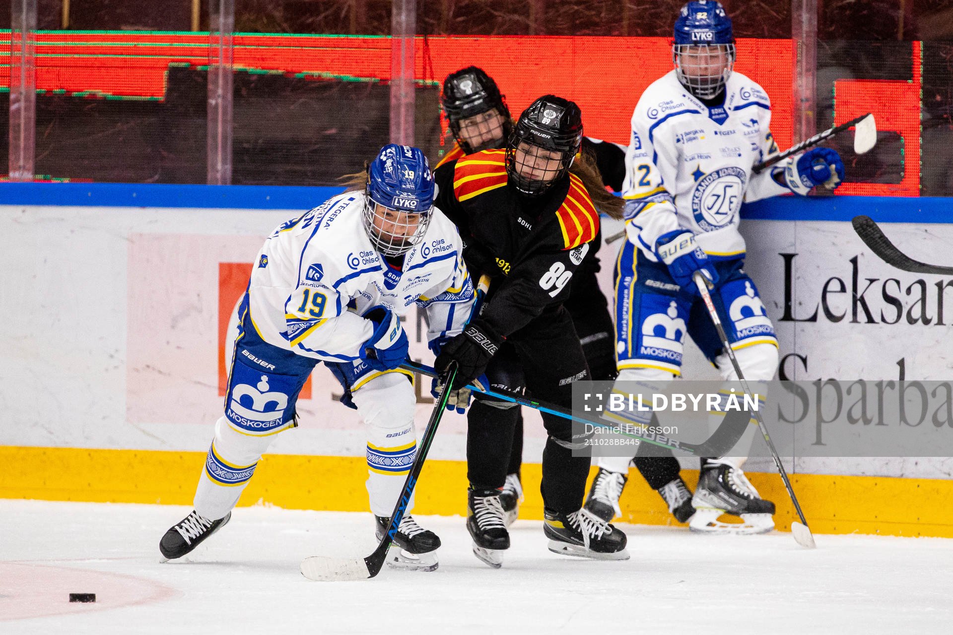 Leksands Malou Berggren och Brynäs  Stella Lindell