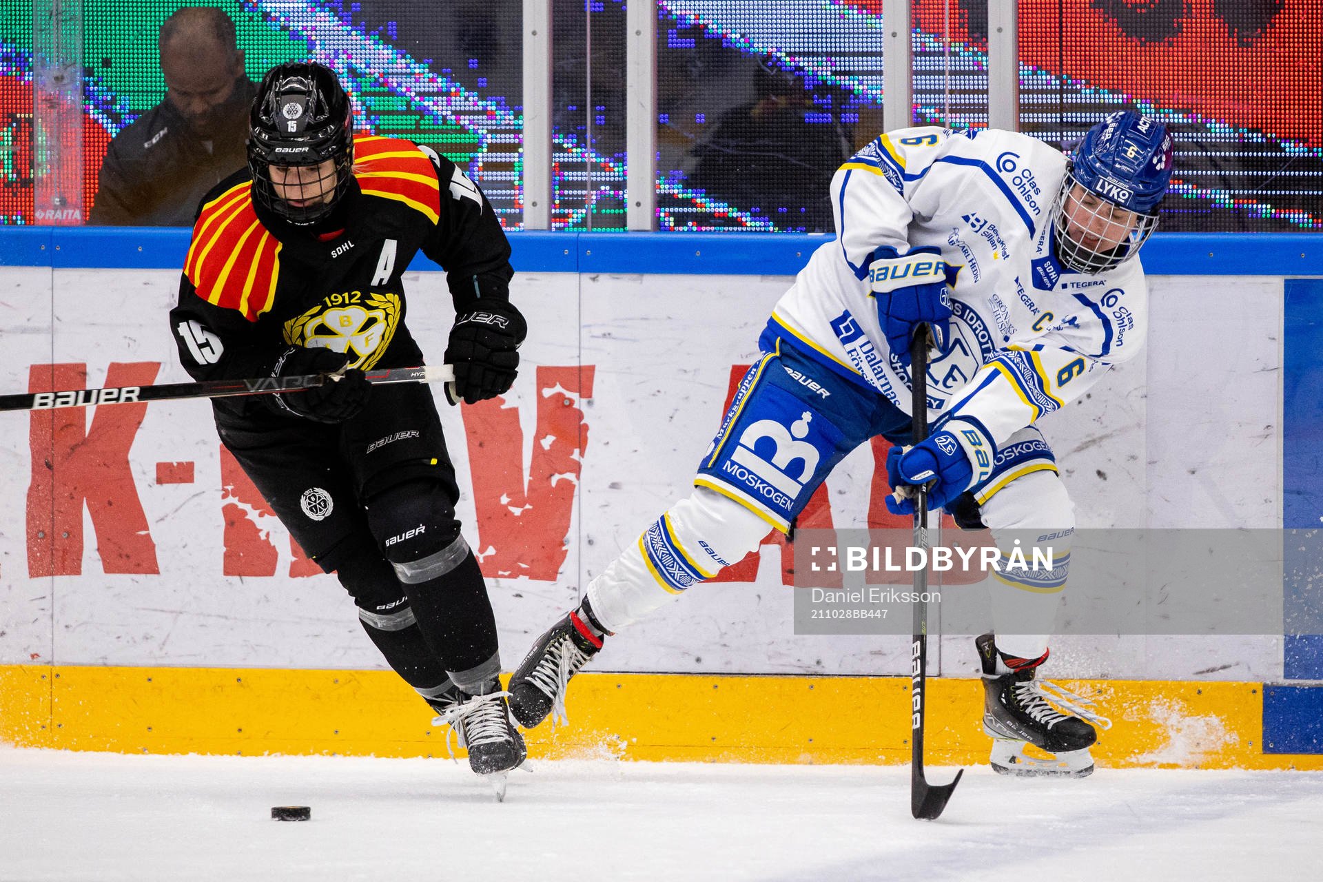 Brynäs  Lara Stalder och Leksands Gracen Hirschey