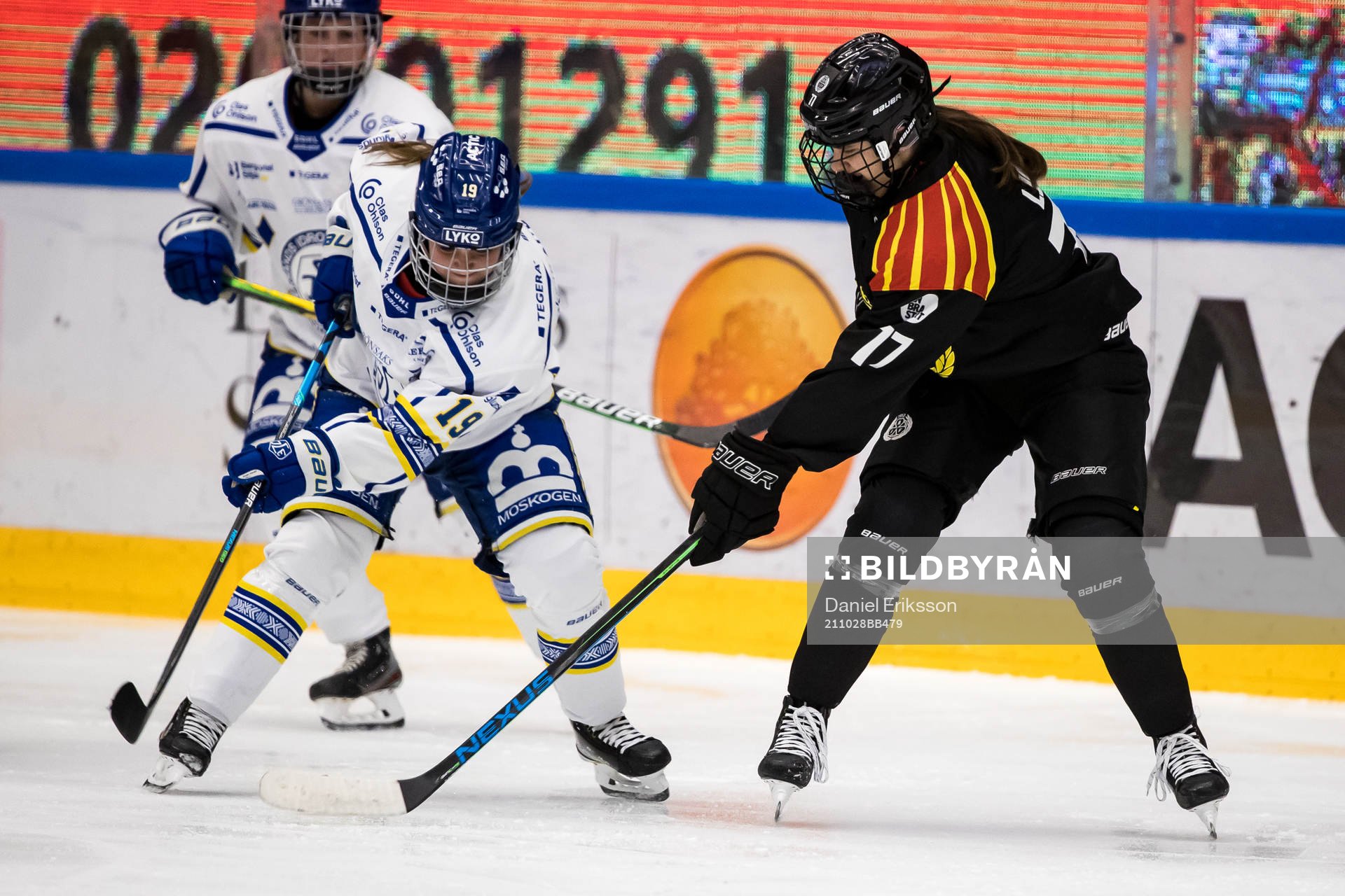 Leksands Malou Berggren och  Brynäs Jaycee Gebhard