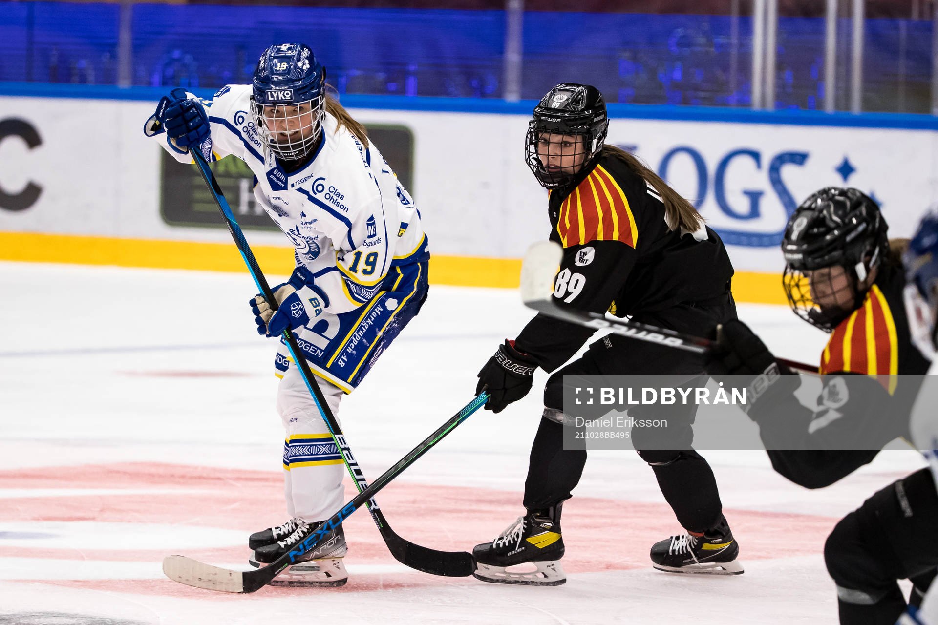 Leksands Malou Berggren och  Brynäs Stella Lindell