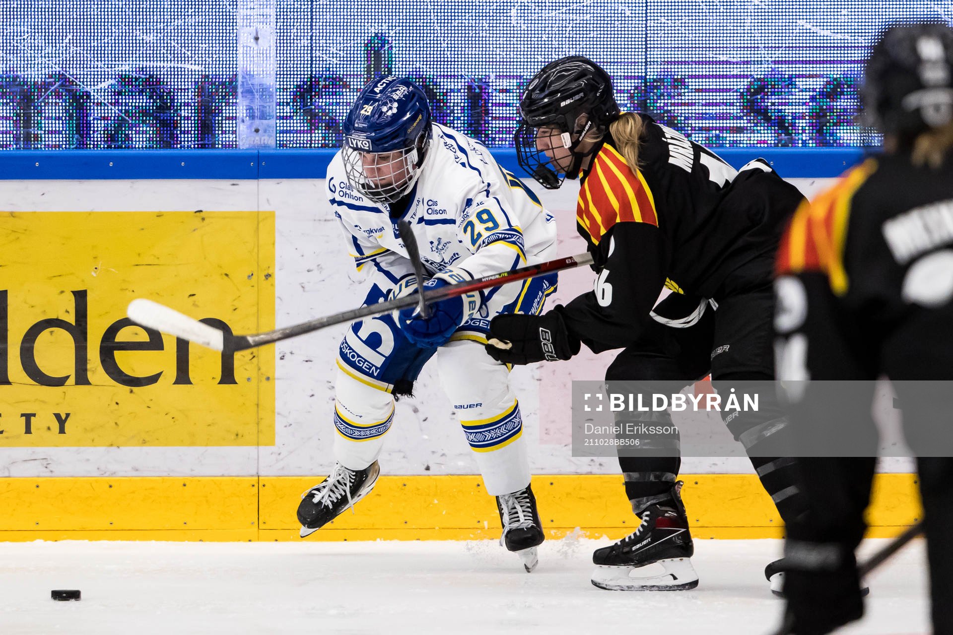 Leksands Paige Lindsey Agnew och  Brynäs Katerina Mrazova
