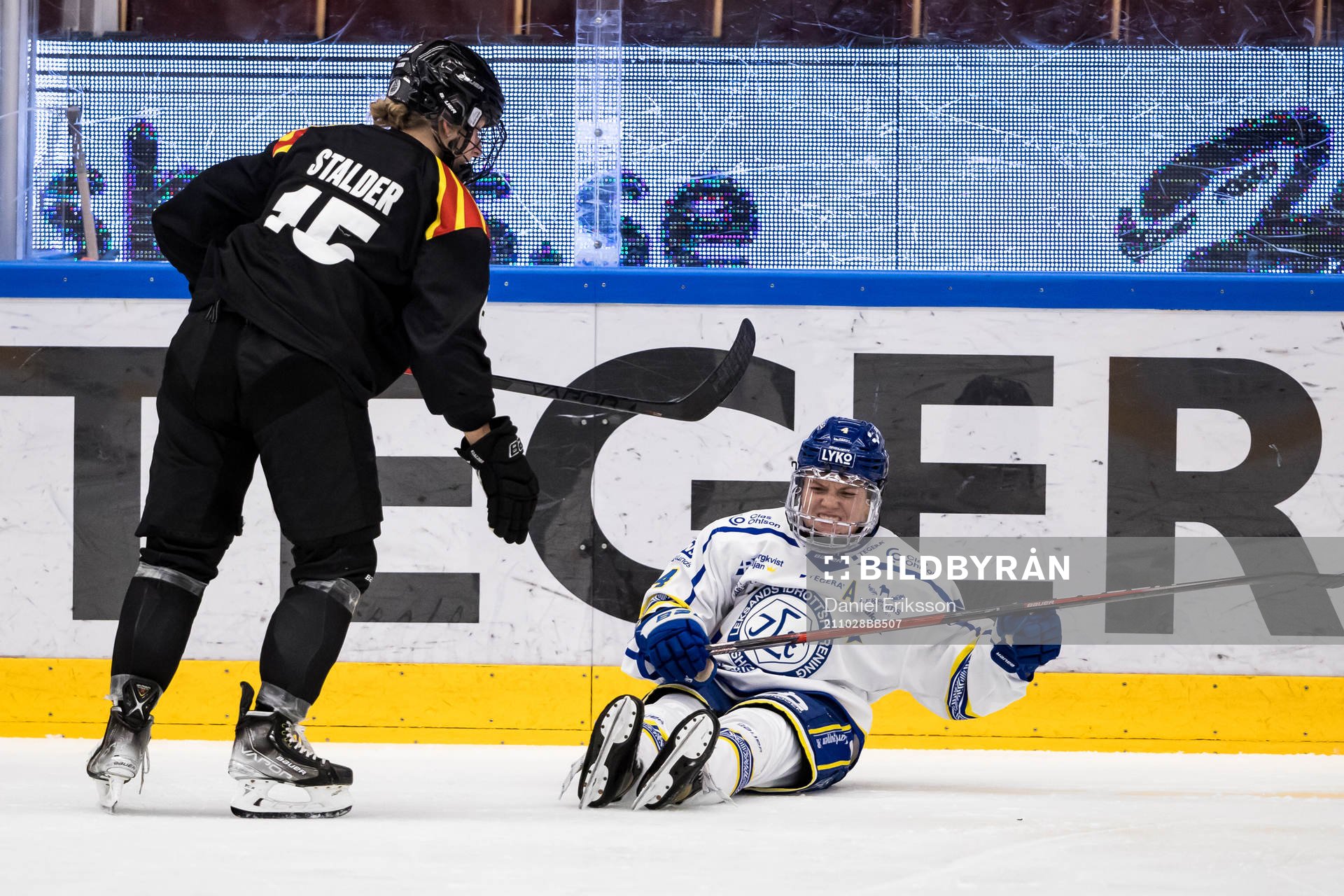 Brynäs Lara Stalder och Leksands Wilma Johansson
