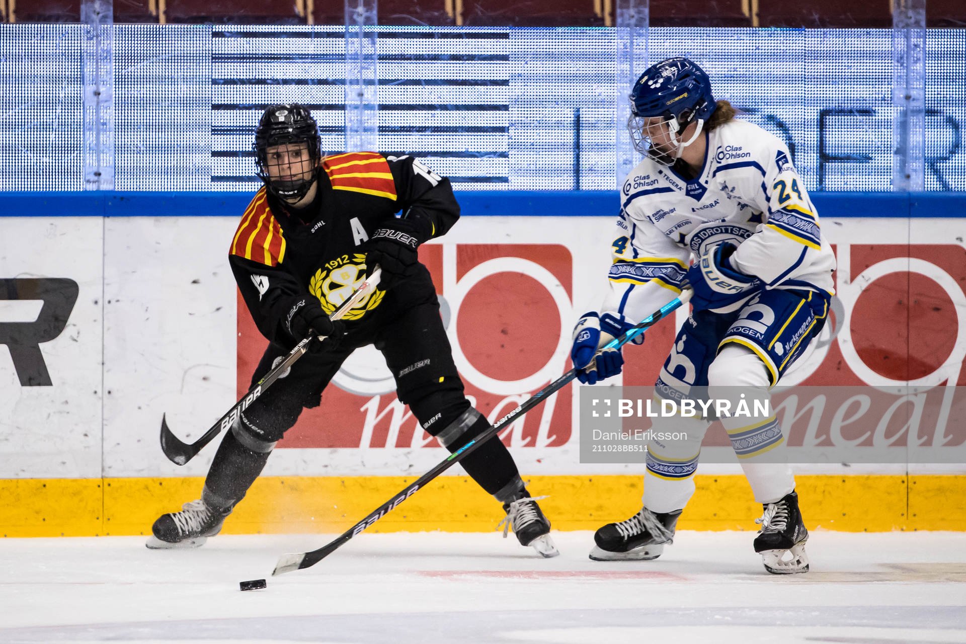 Brynäs Lara Stalder och Leksands Ida Karlsson