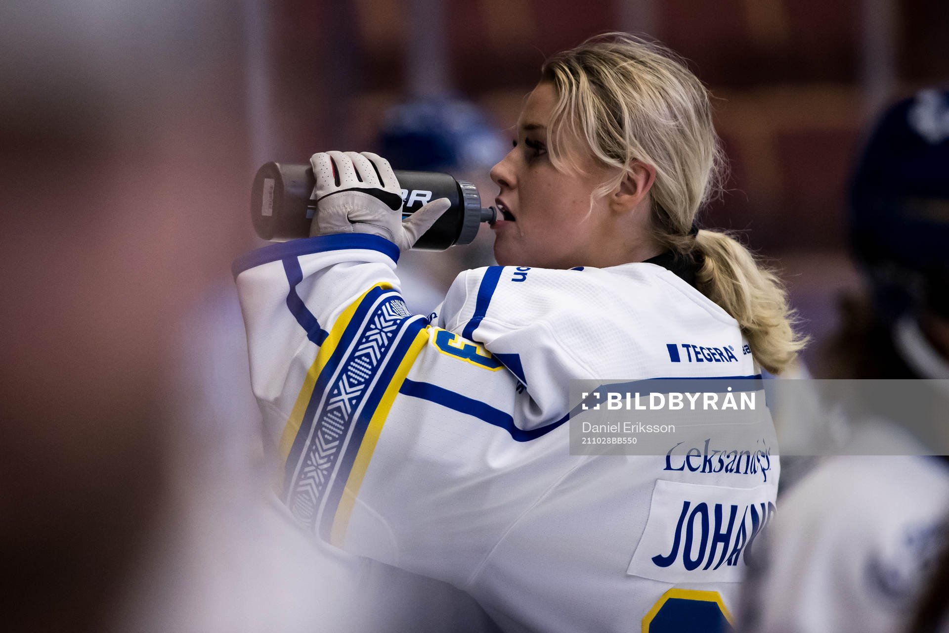 Leksands målvakt Amanda Johansson