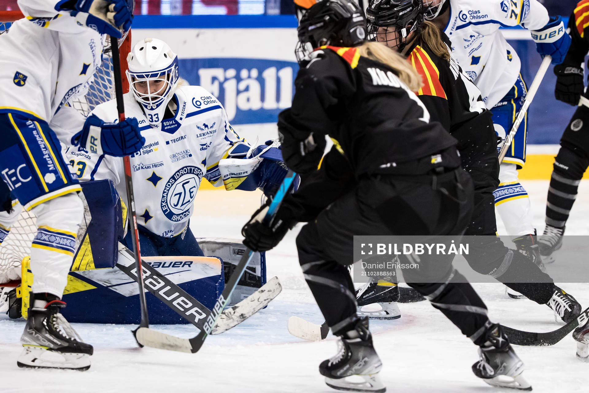 Leksands målvakt Amanda Johansson