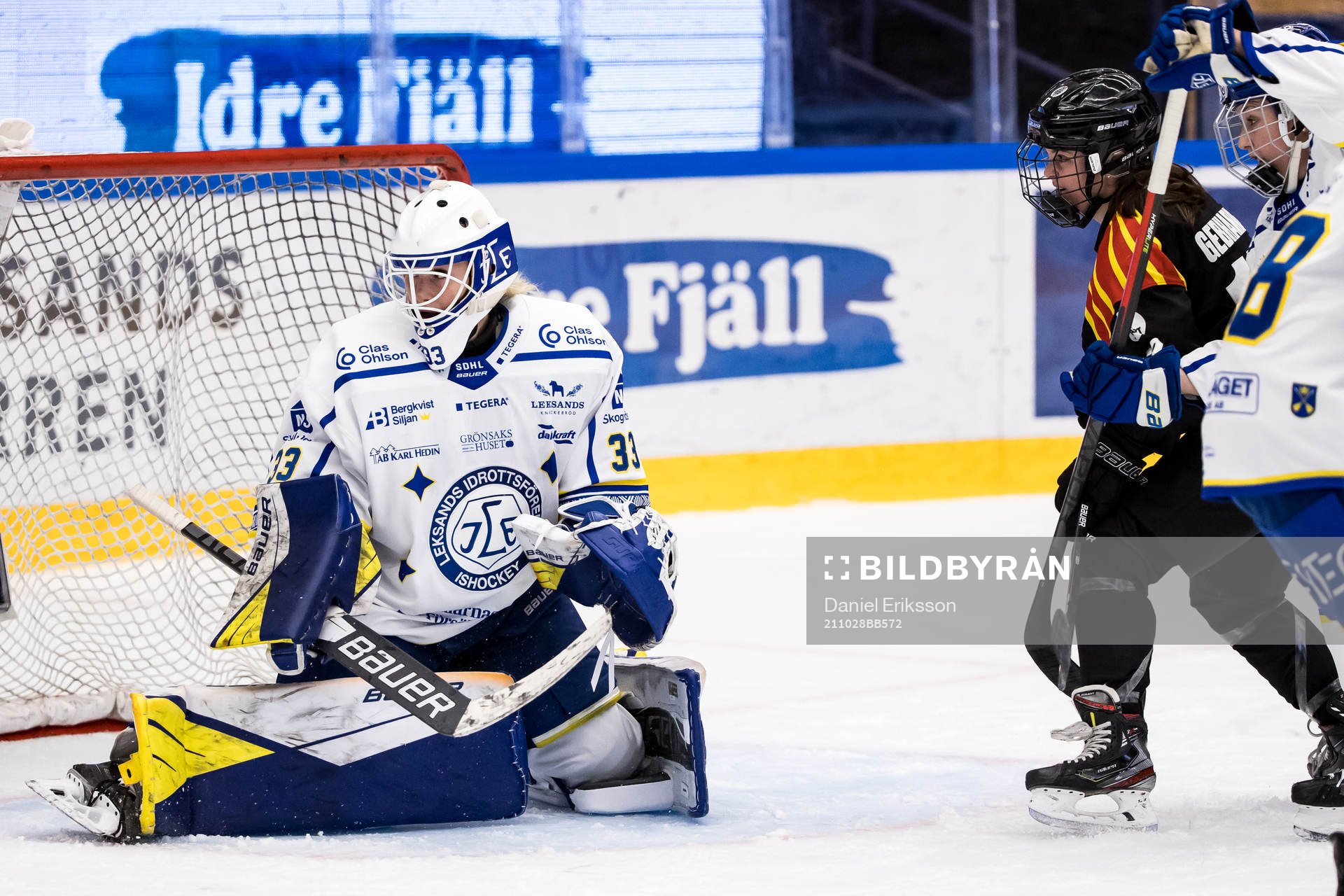 Leksands målvakt Amanda Johansson