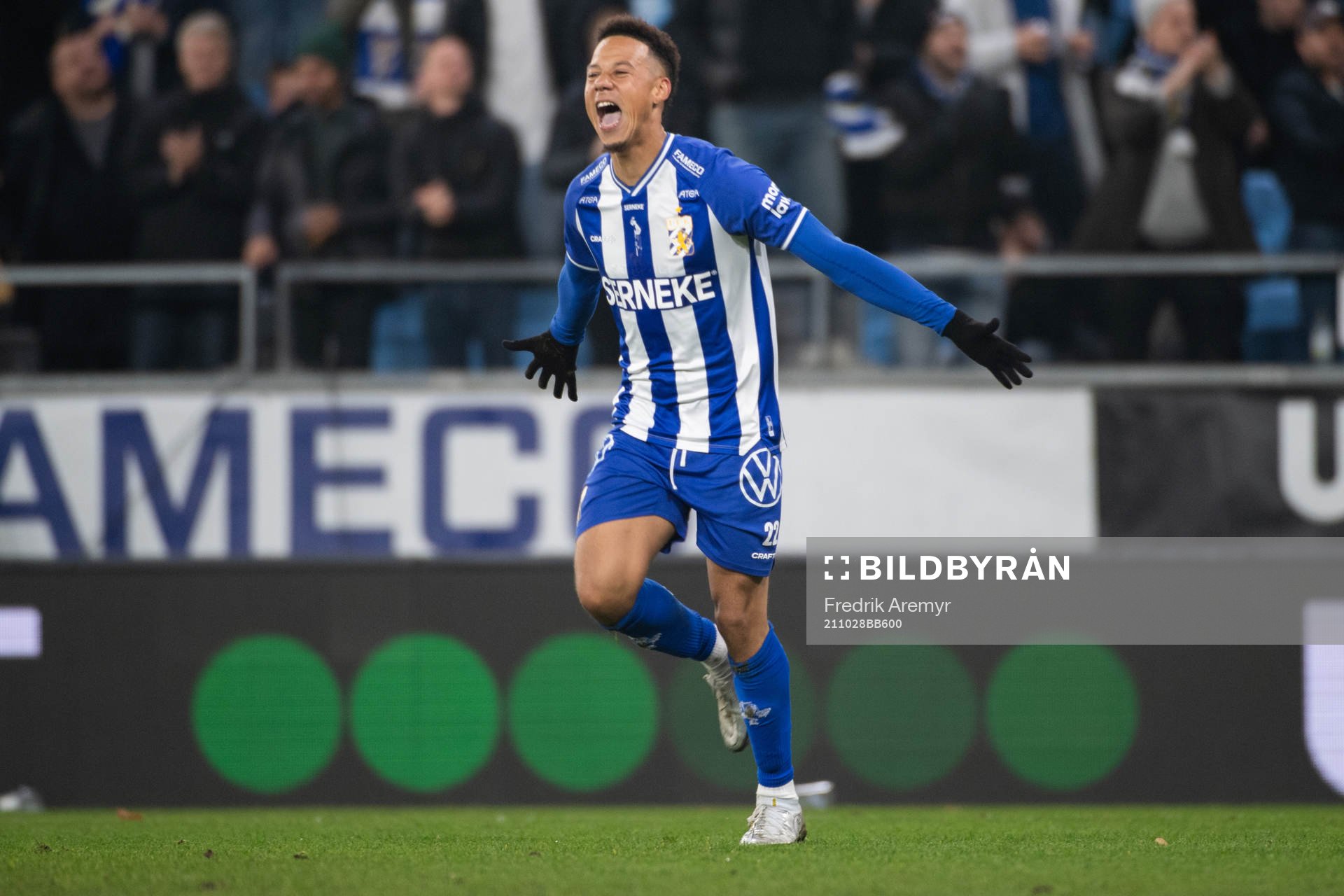 IFK Göteborgs Tobias Sana jublar