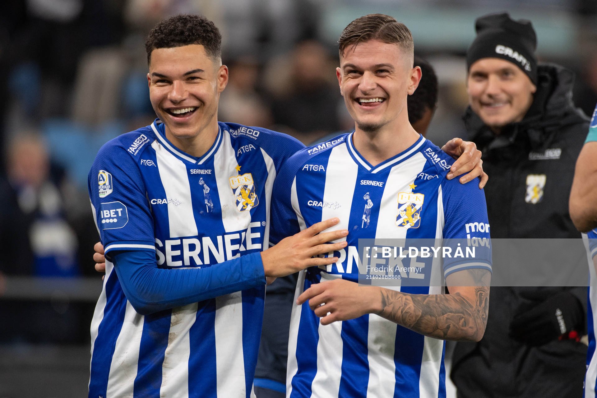 IFK Göteborgs Alexander Jallow jublar