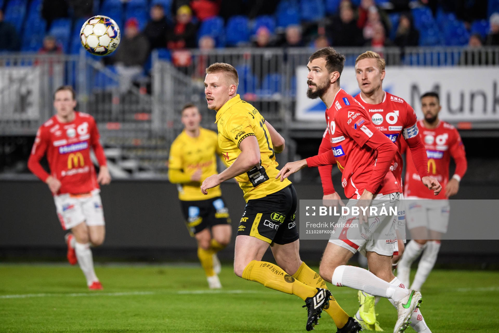 Elfsborgs Per Frick och Degerfors Sebastian Olsson