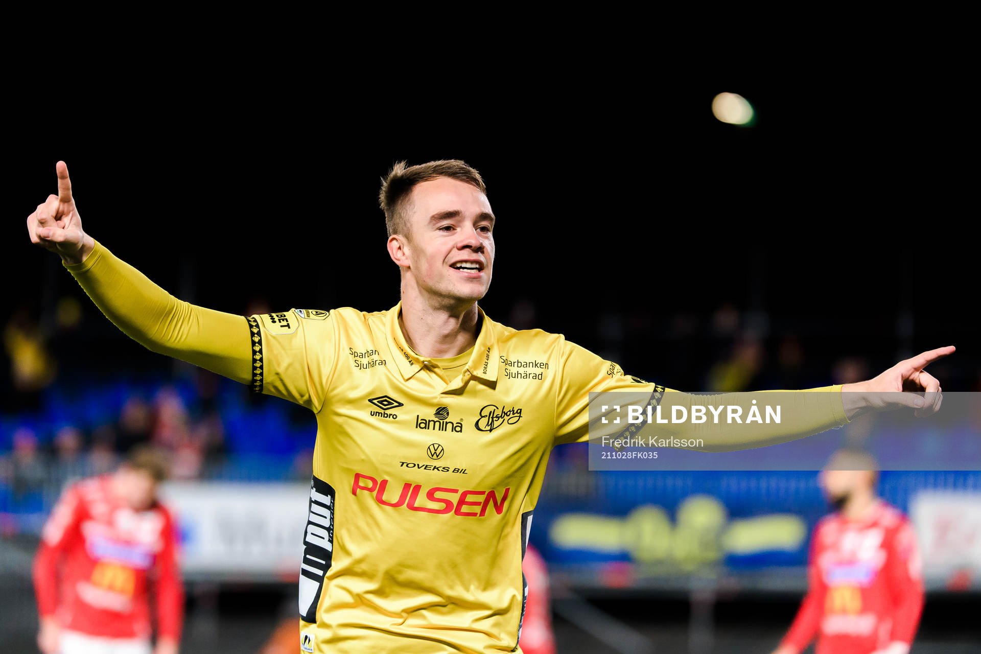 Elfsborgs Leo Väisänen jublar