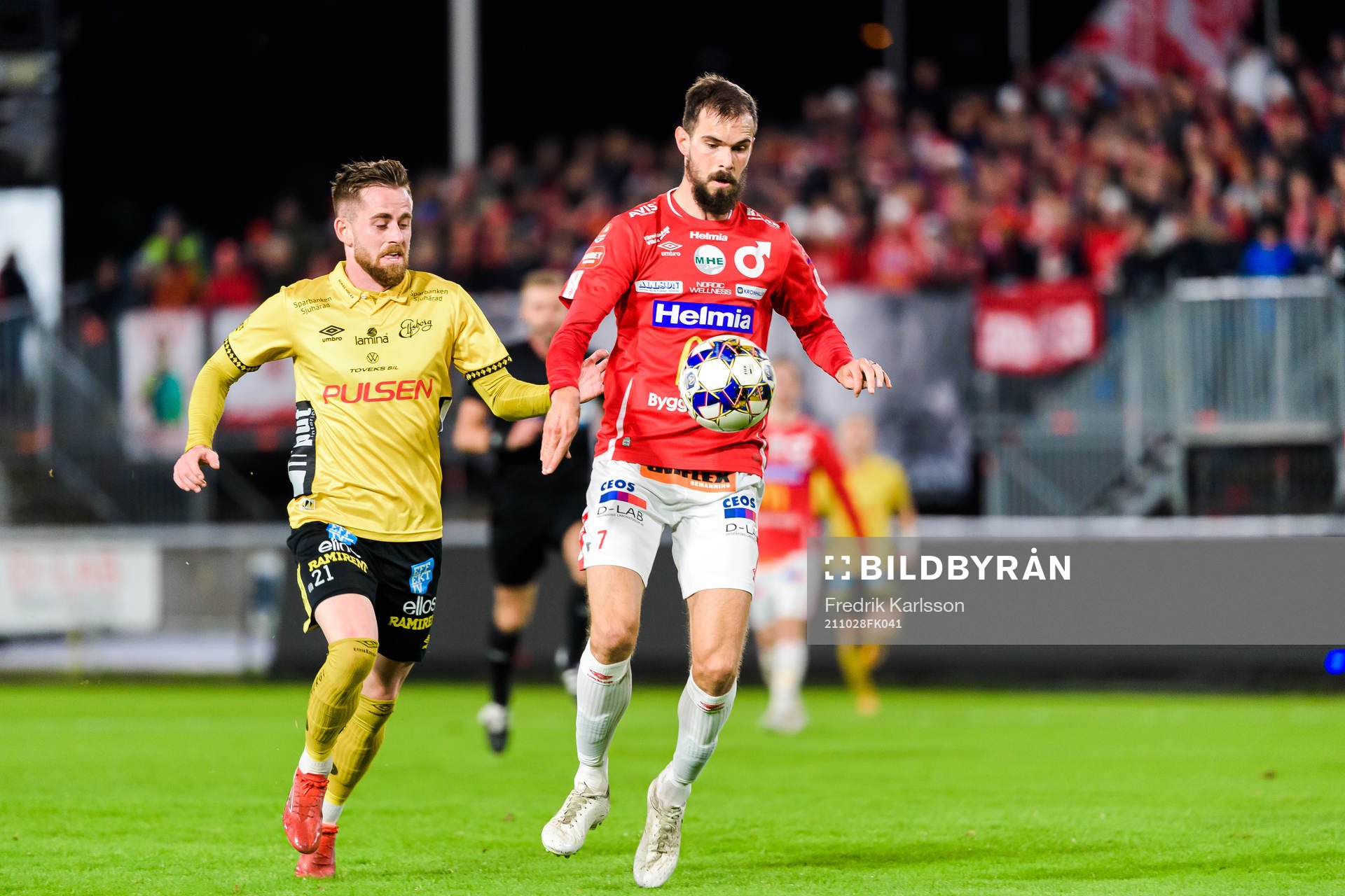 Elfsborgs Rasmus Alm och Degerfors Sebastian Olsson