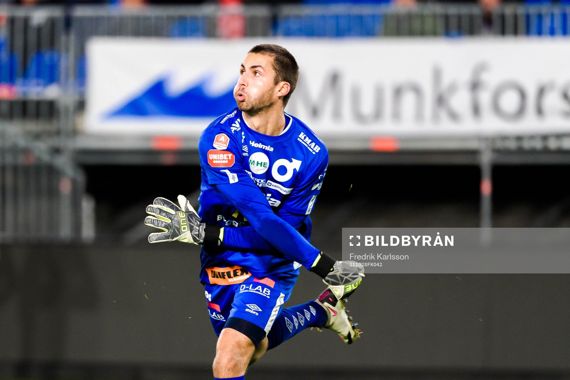 Degerfors målvakt Alfie Malik Whiteman