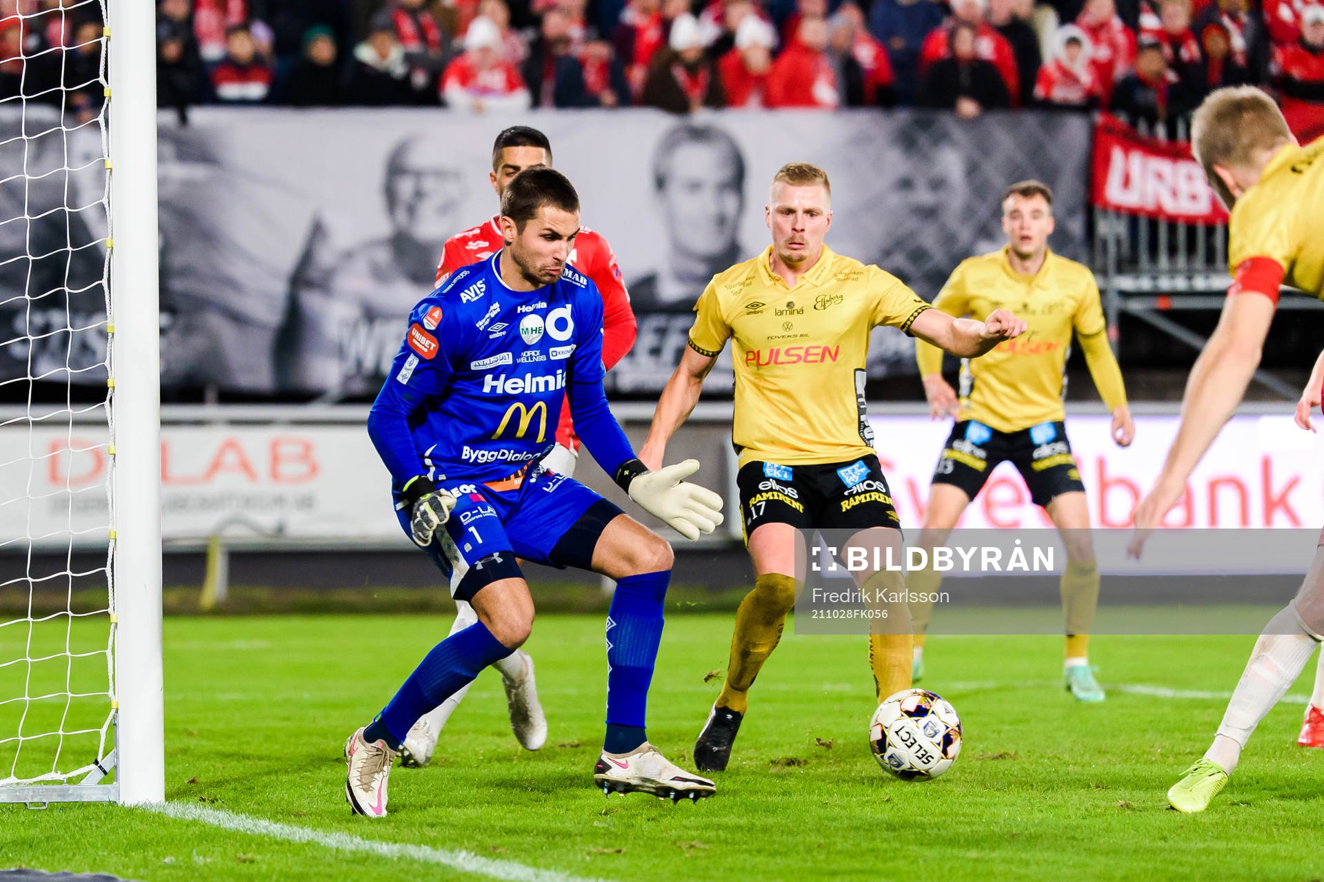 Degerfors målvakt Alfie Malik Whiteman