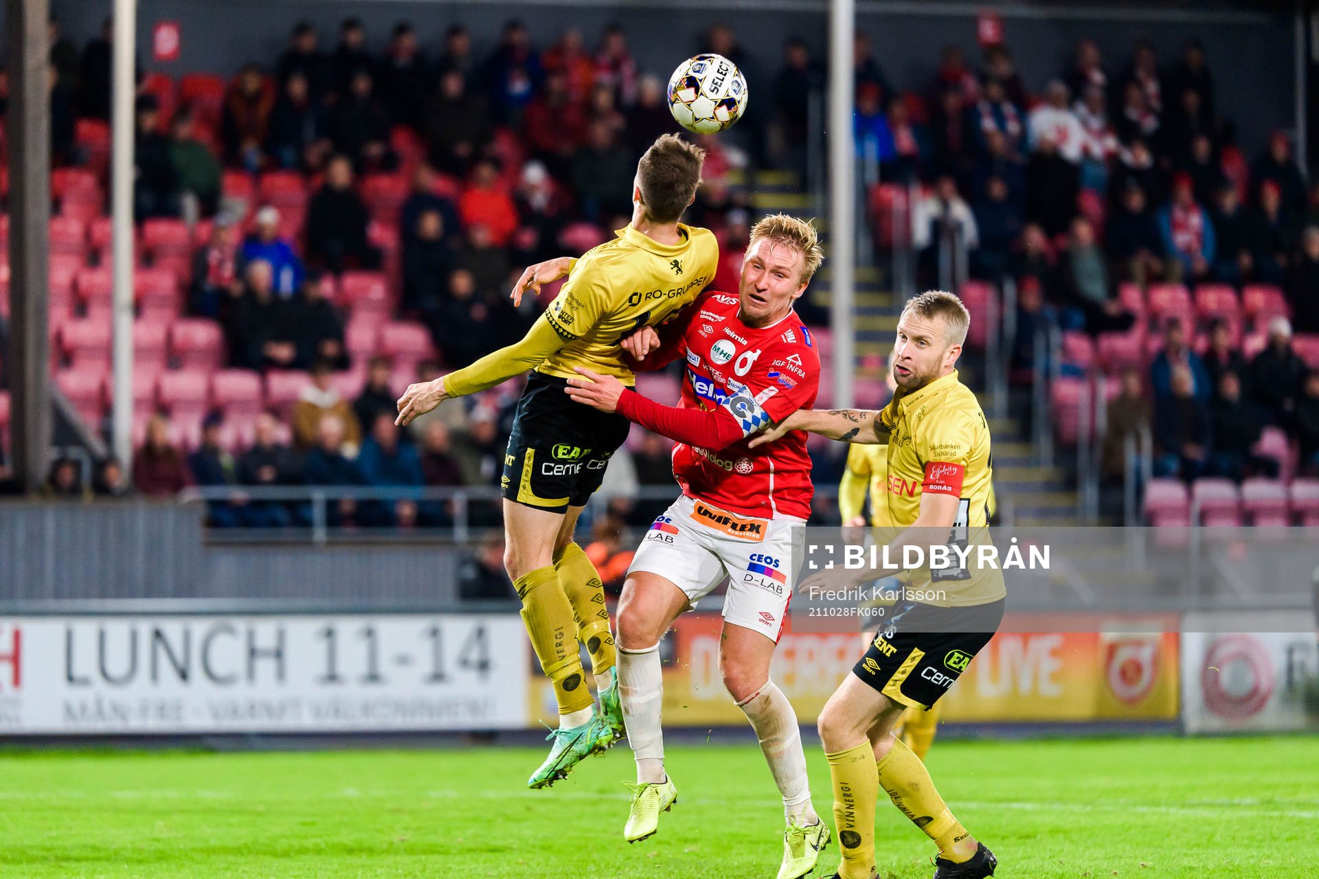 Degerfors Oliver Ekroth och Elfsborgs Johan Larsson