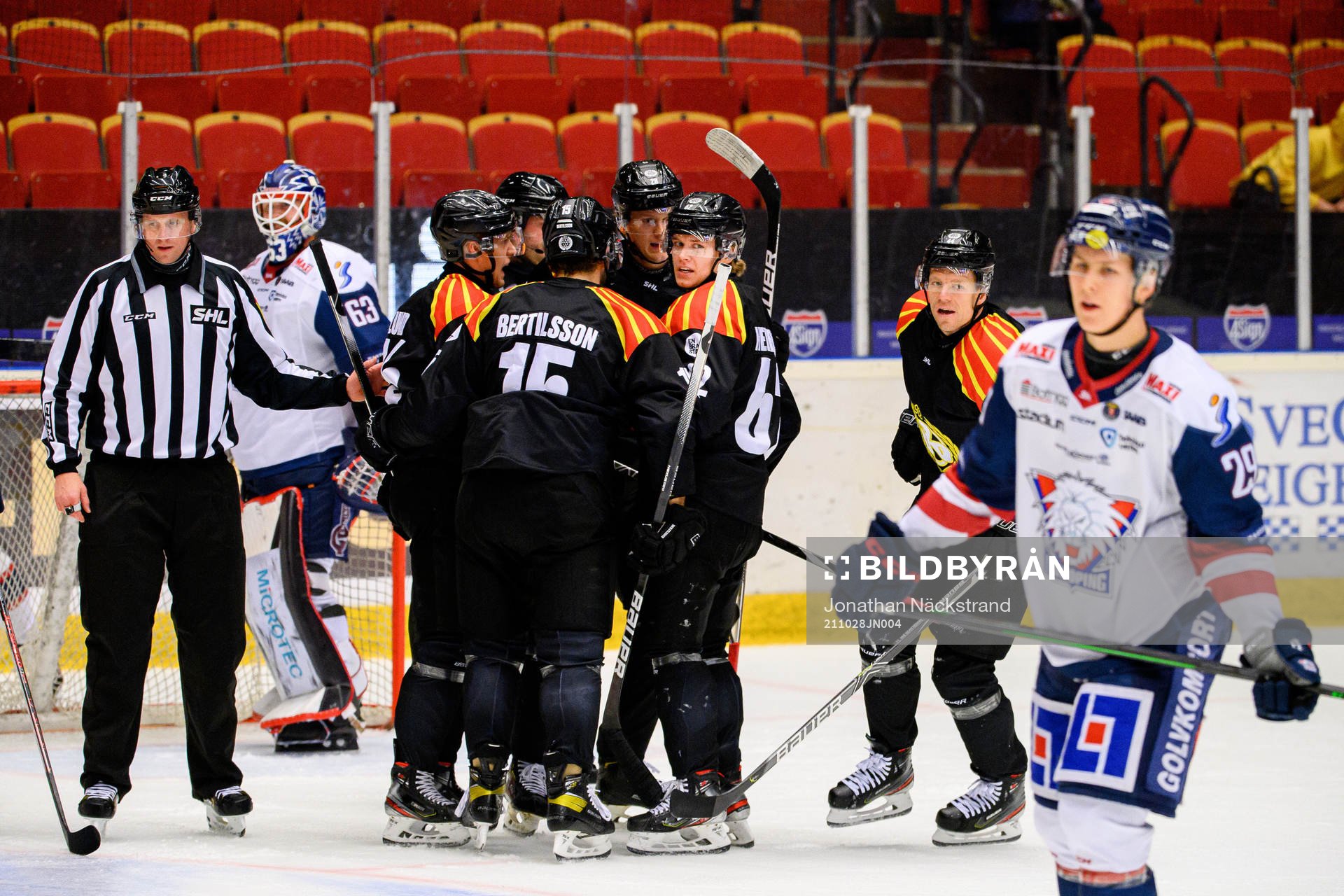 Brynäs Tom Hedberg jublar