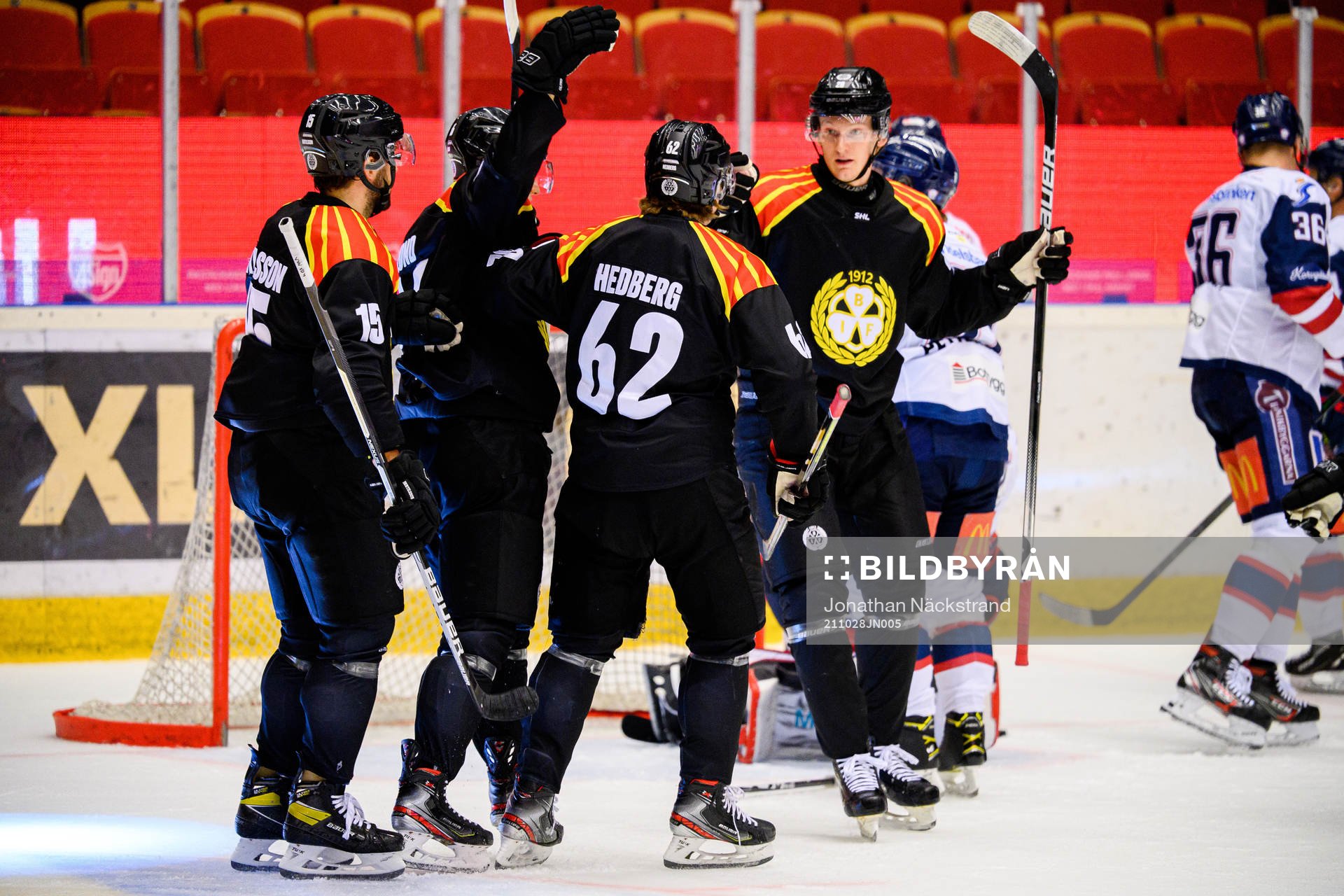Brynäs Tom Hedberg jublar