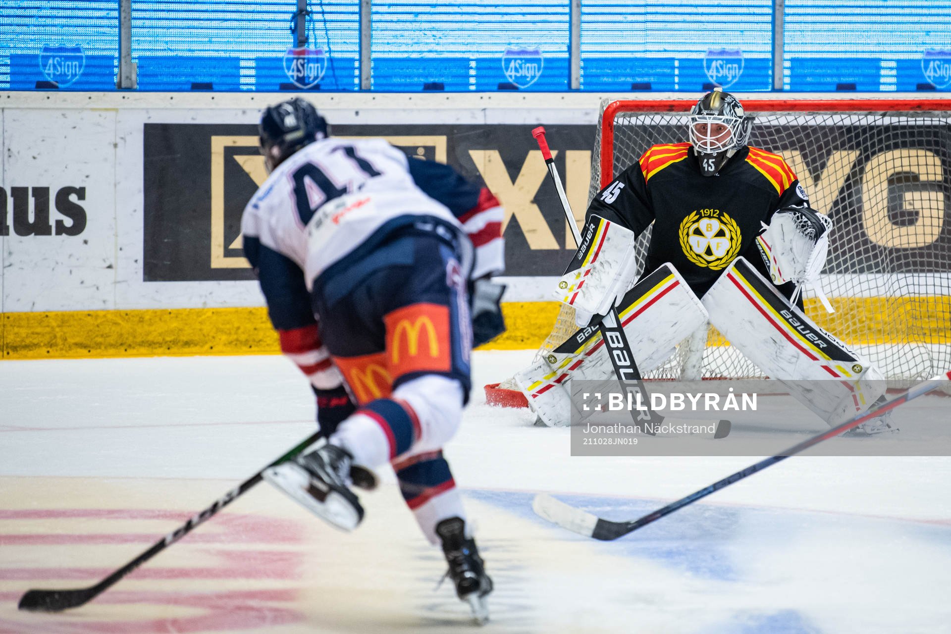 Brynäs målvakt Viktor Andrén