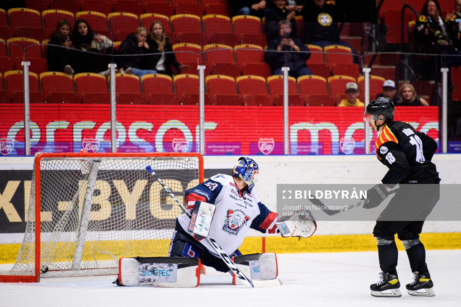 Brynäs Anton Rödin gör 3-1 bakom bakom Linköpings