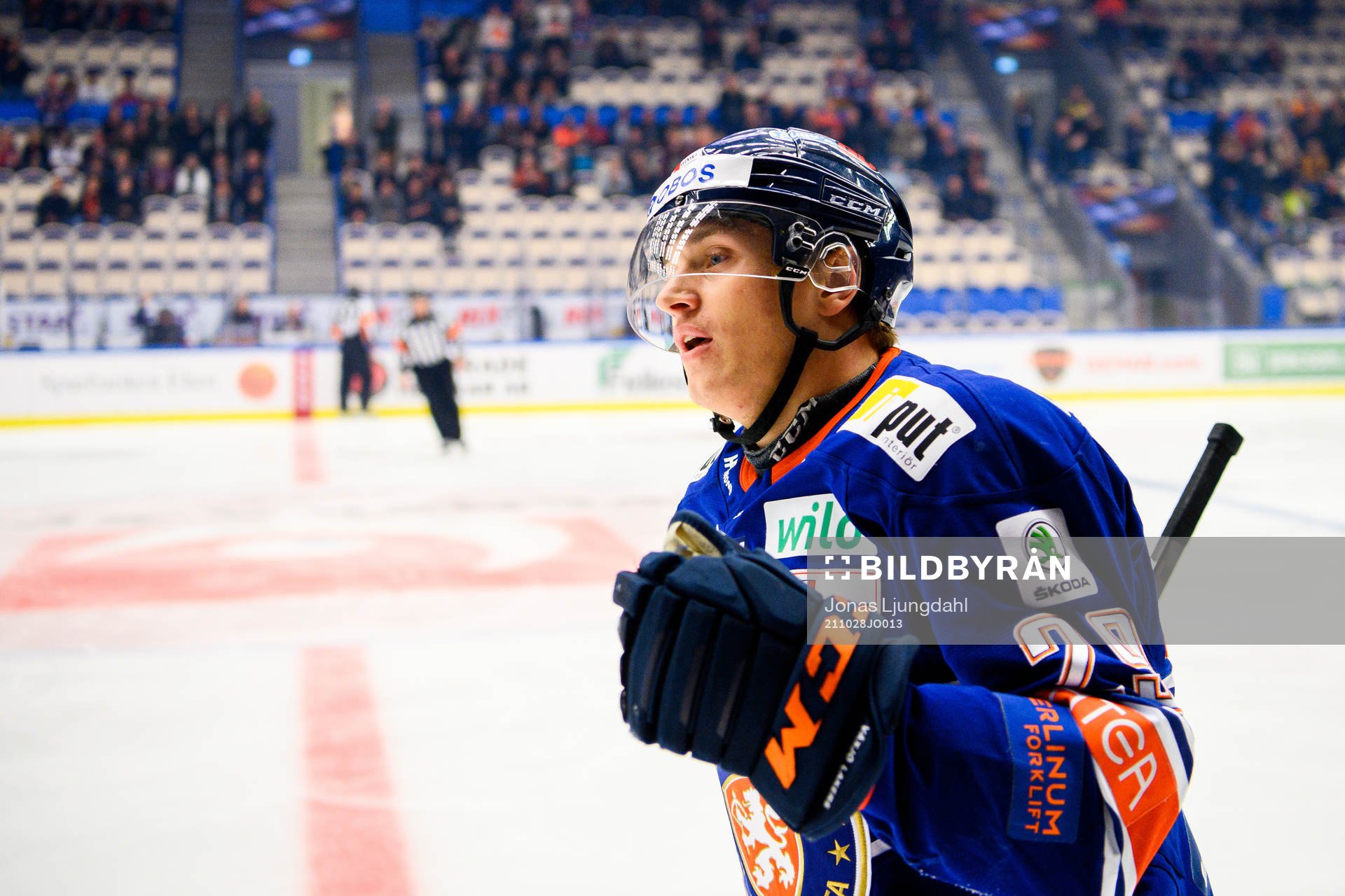 Växjös Pontus Holmberg jublar