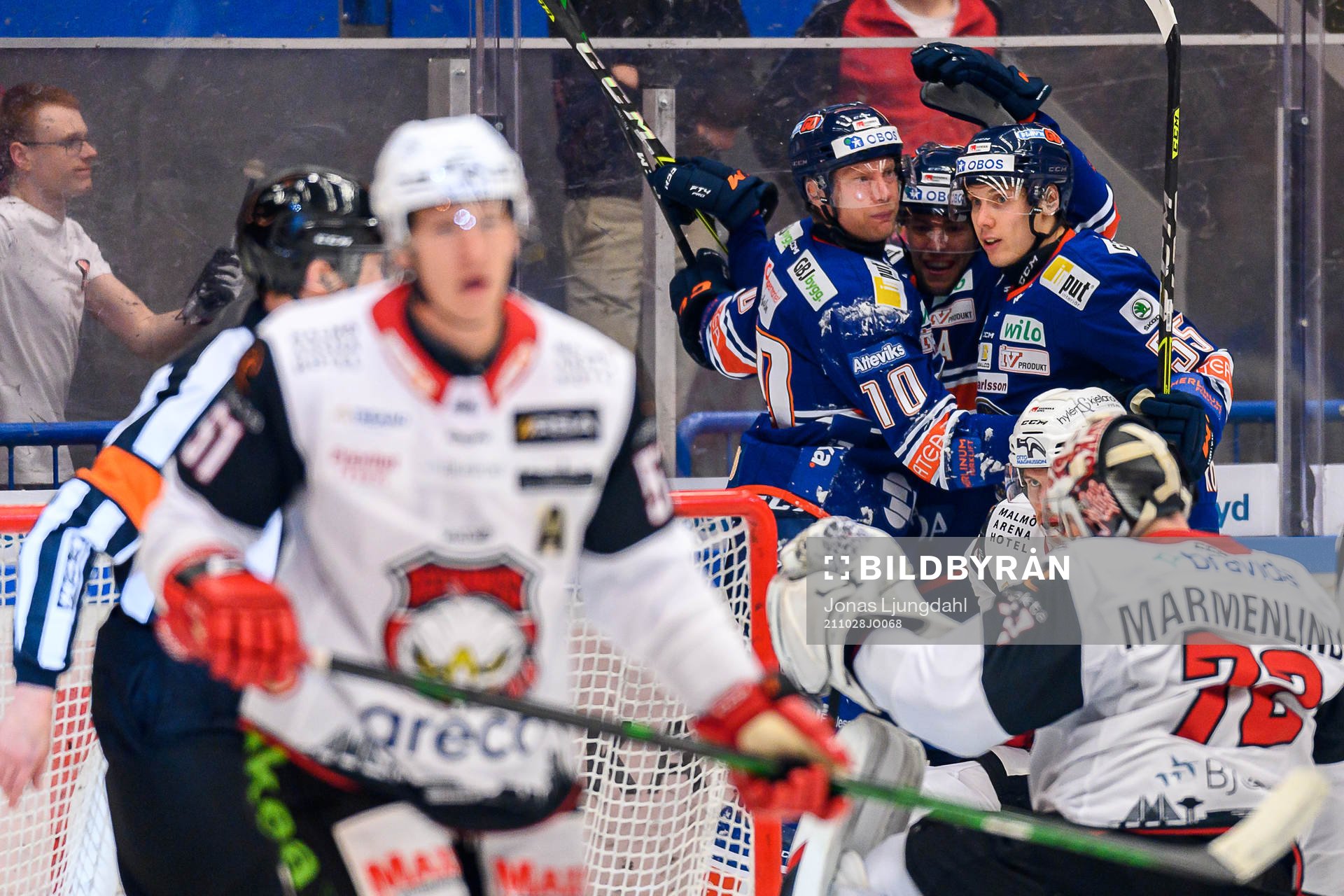 Växjös Richard Gynge, Robert Rosén och Miika Koivisto