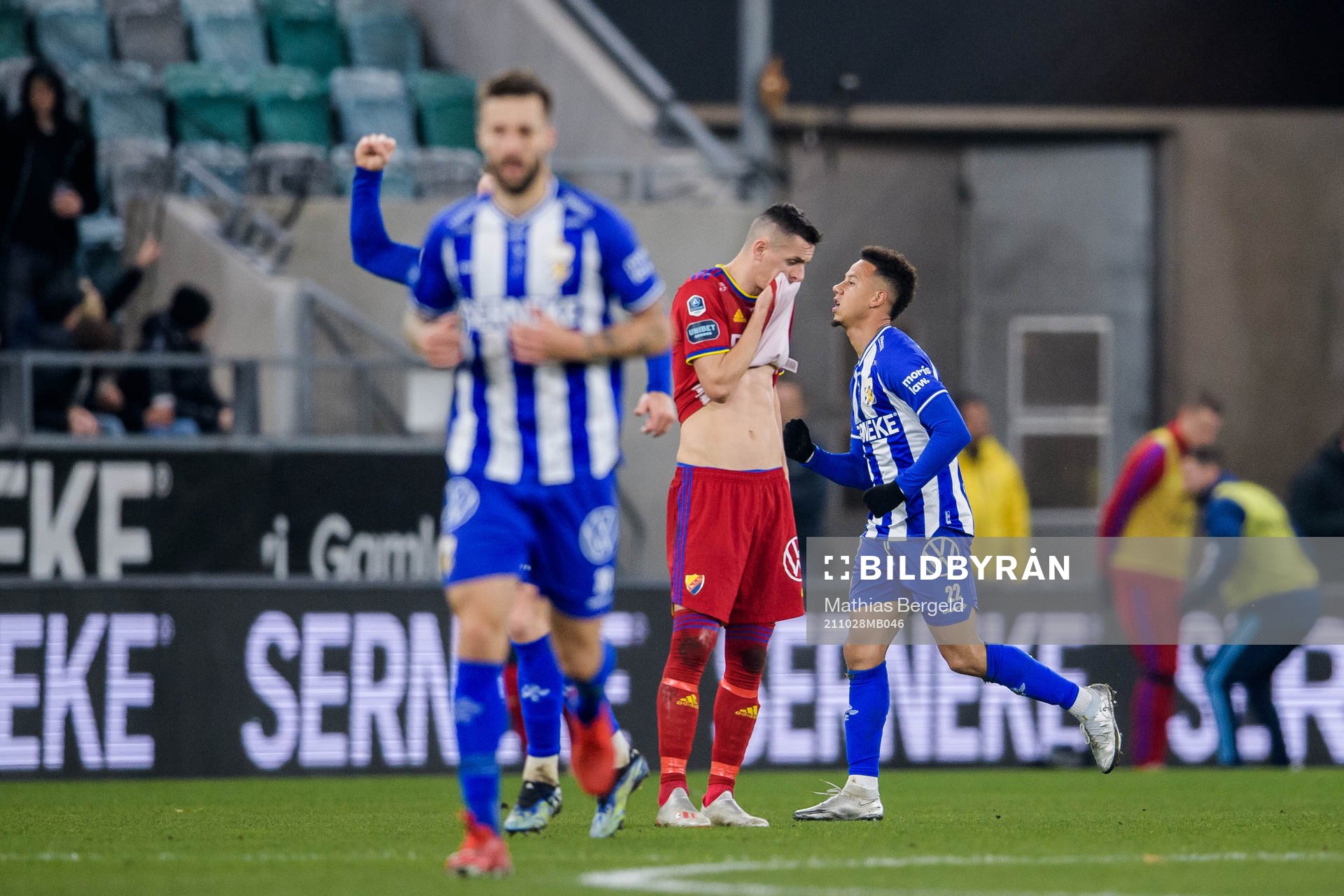 Djurgårdens Haris Radetinac deppar