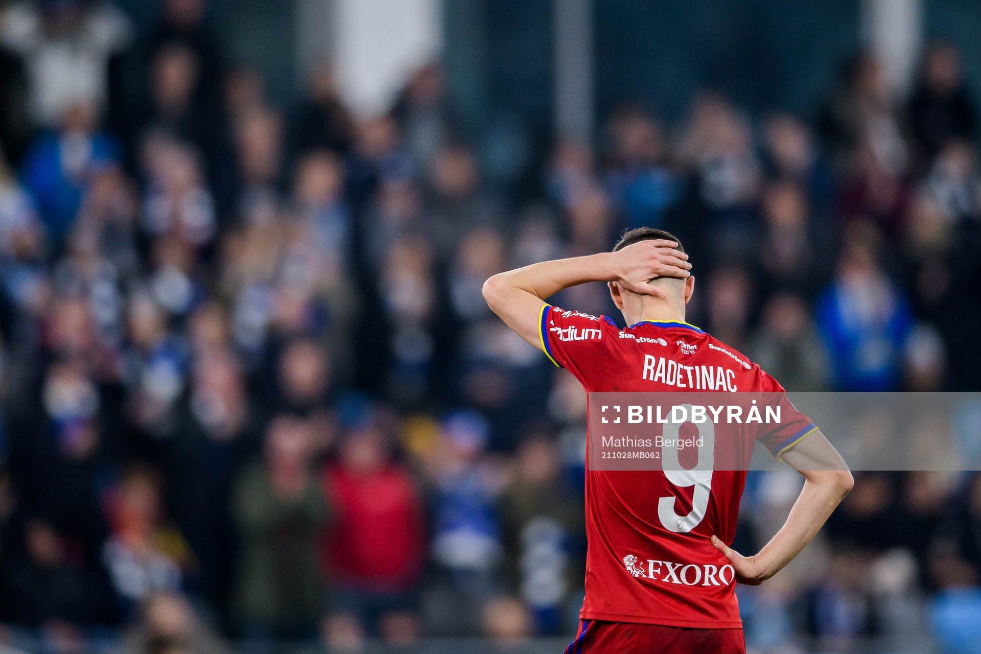 Djurgårdens Haris Radetinac deppar