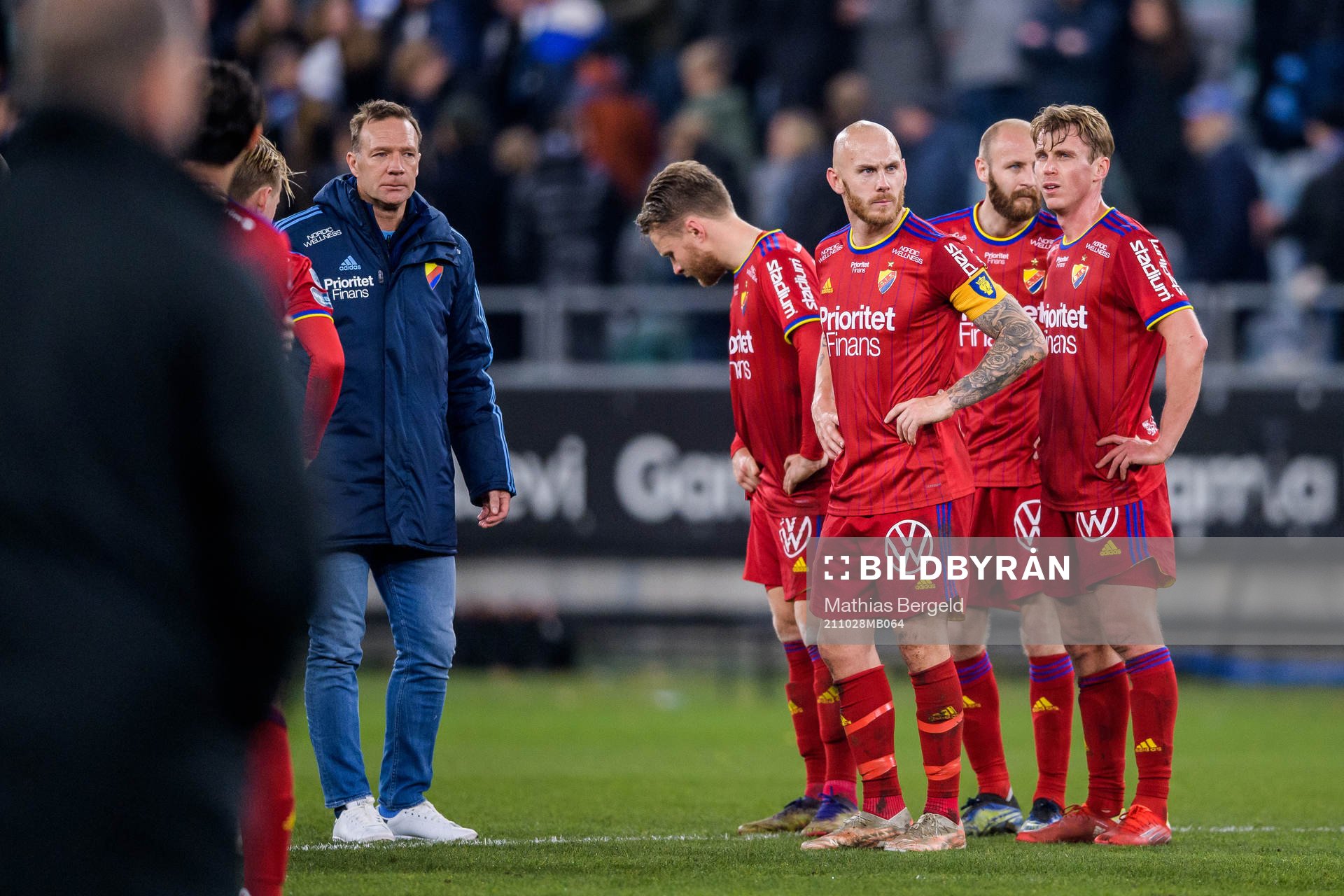 Djurgårdens Magnus Eriksson och Rasmus Schüller deppar