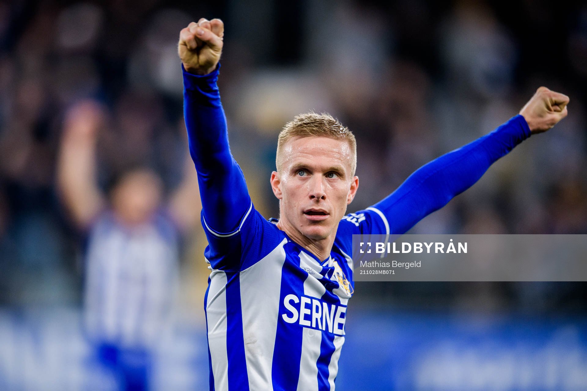 IFK Göteborgs Oscar Wendt jublar