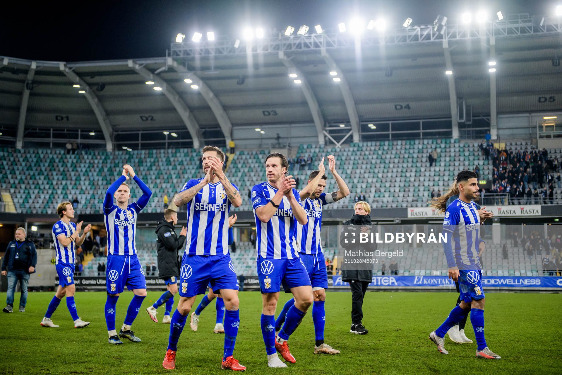 IFK Göteborgs Mattias Bjärsmyr och Gustav Svensson jublar